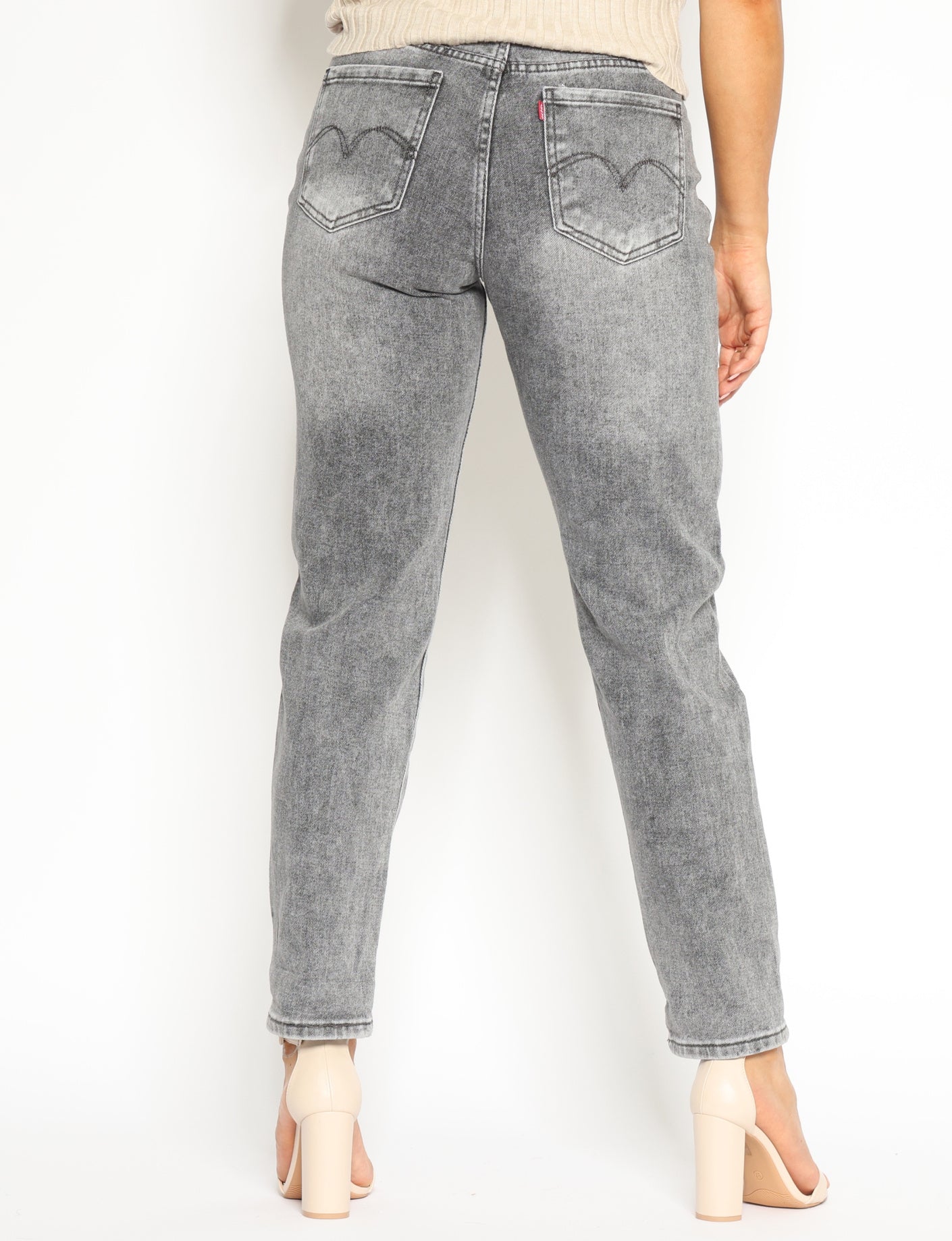 Folyrose | Mom jeans Ina Grijs