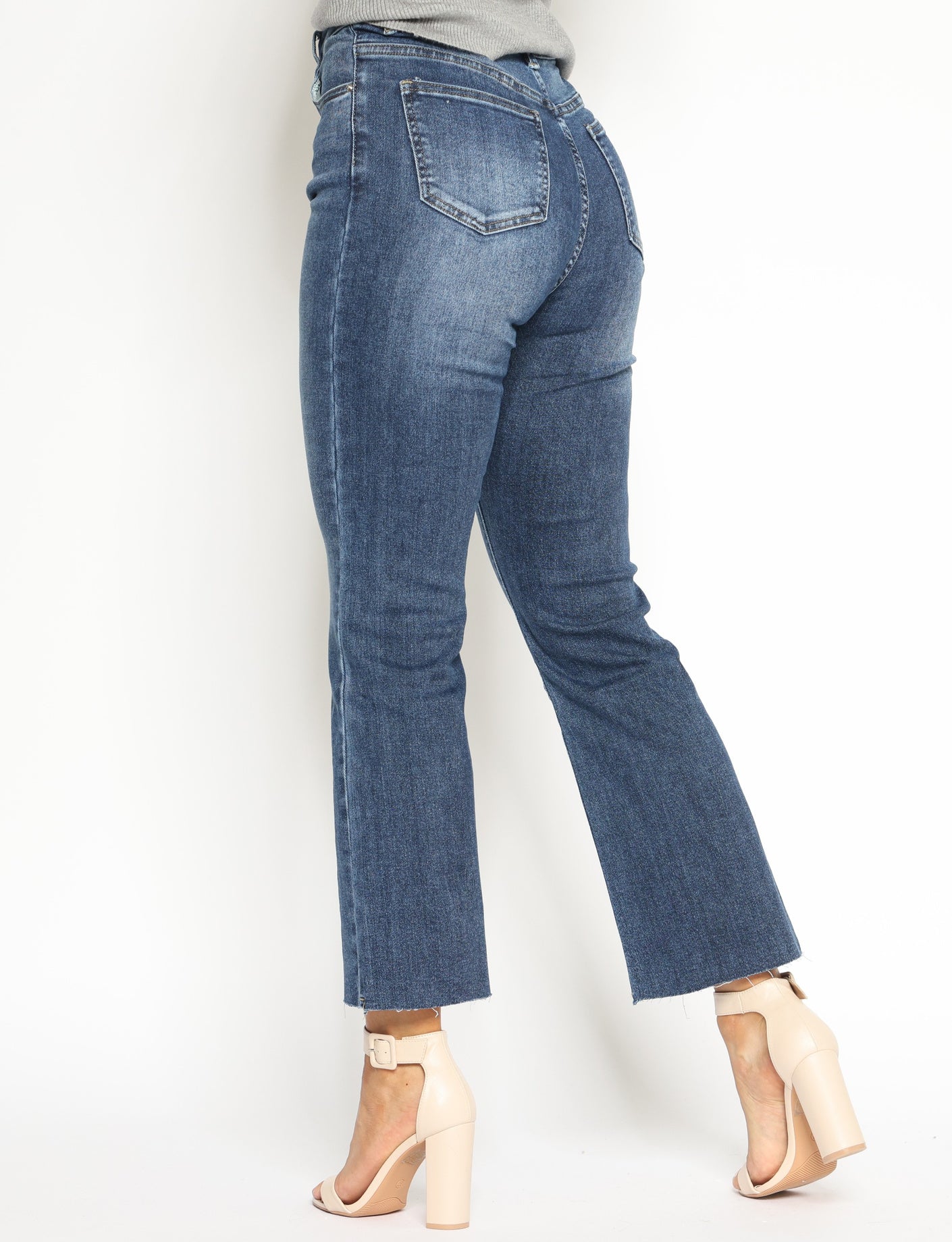 Folyrose | Flared jeans Noor Donkerblauw