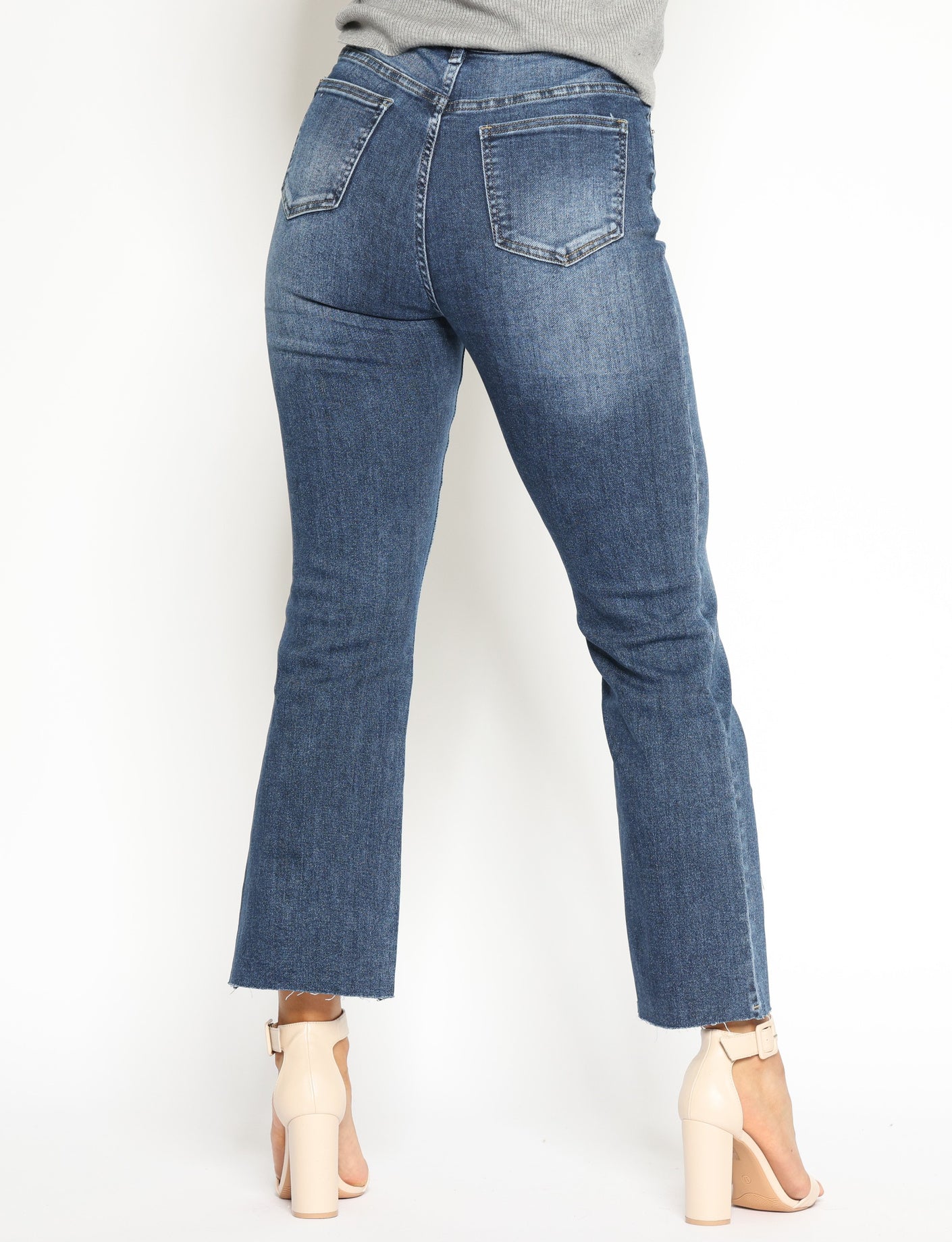 Folyrose | Flared jeans Noor Donkerblauw