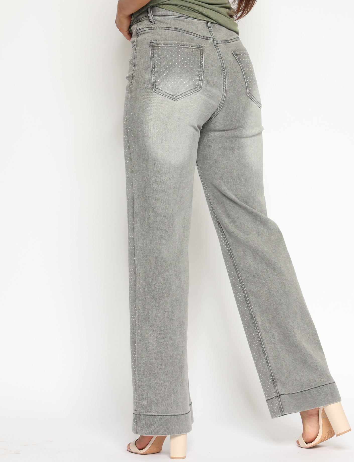 Folyrose | Straight jeans Jimmy Grijs
