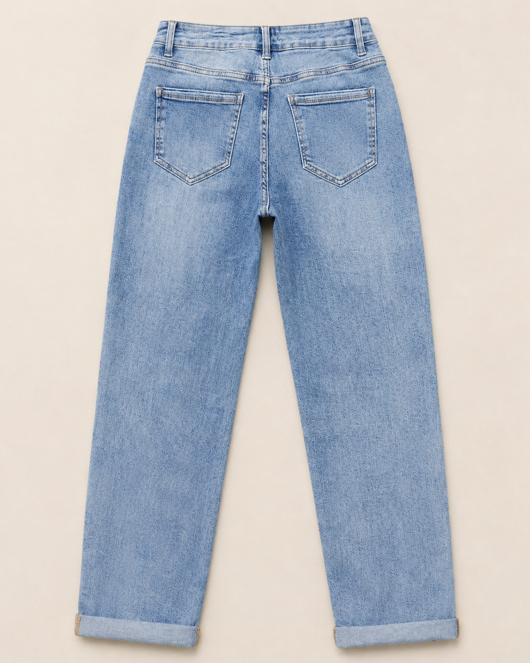 Hello Miss | Mom jeans Vajen-5 Blauw