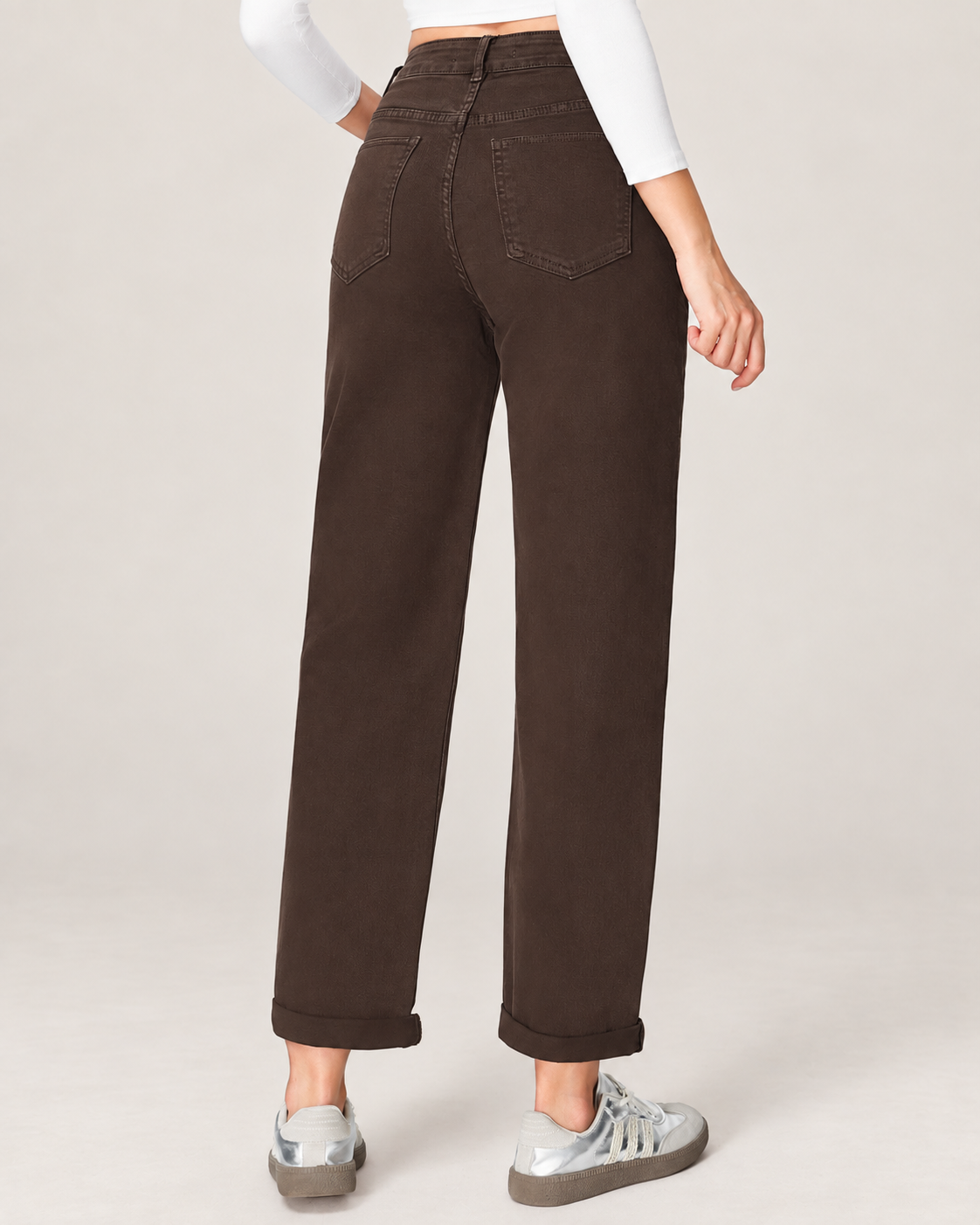 Hello Miss | Ballon jeans Nena-13 Donkerbruin