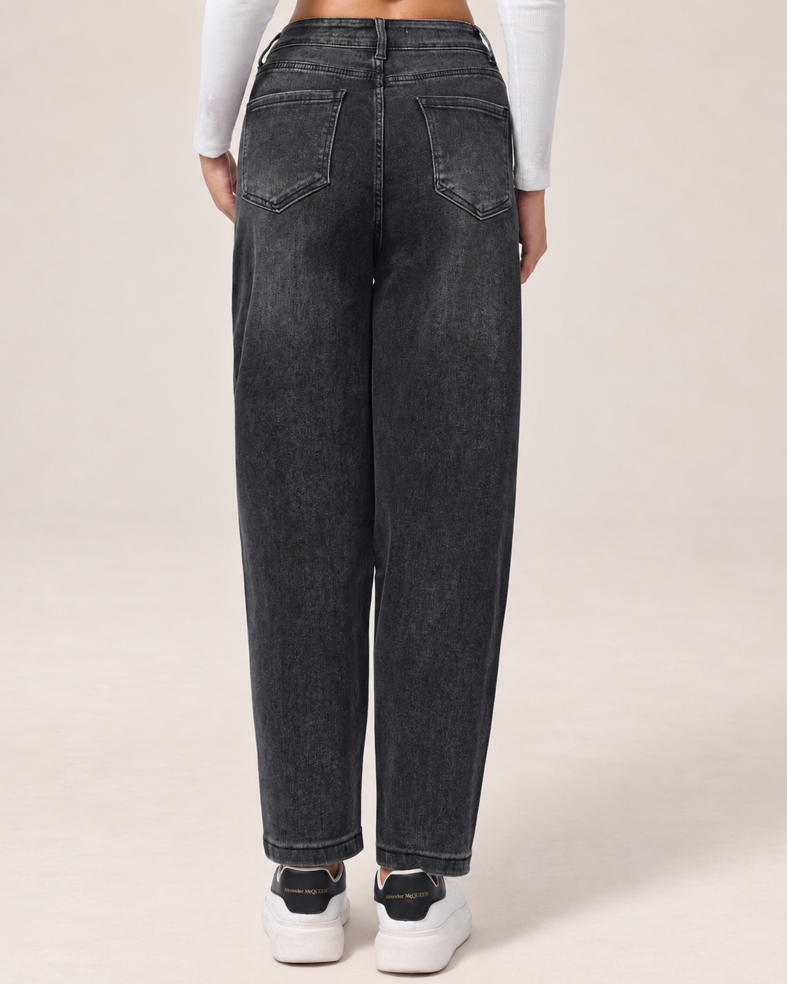 Hello Miss | Ballon jeans Mira-3 Donkergrijs