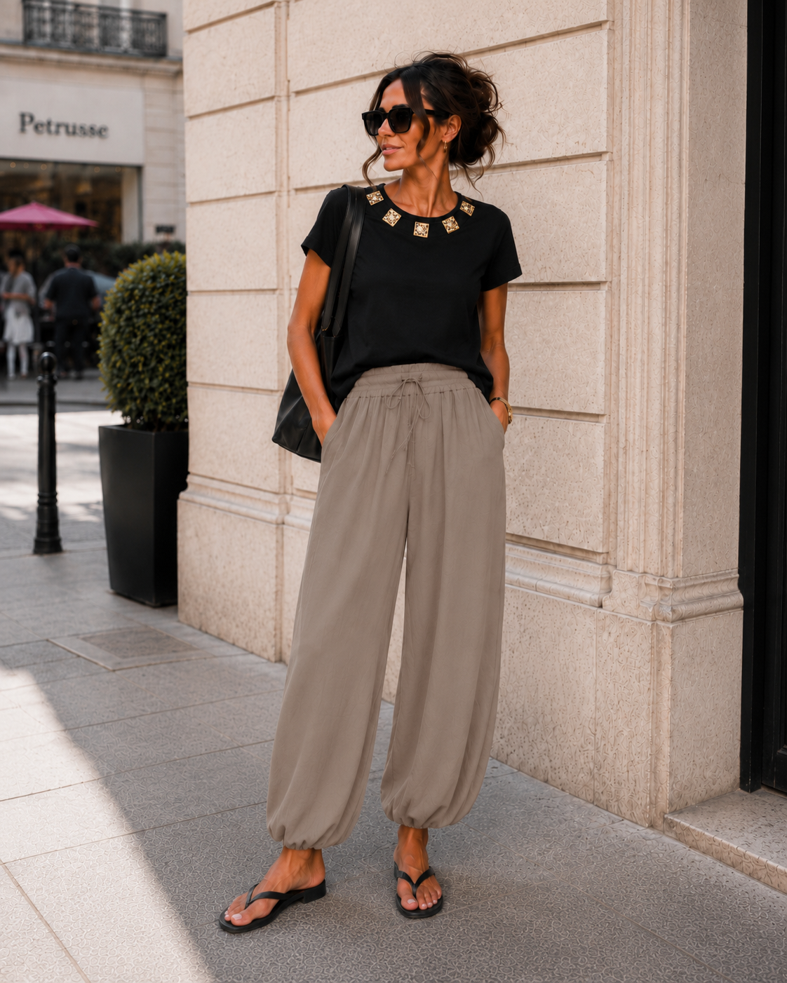 Ballon broek Bibi Taupe