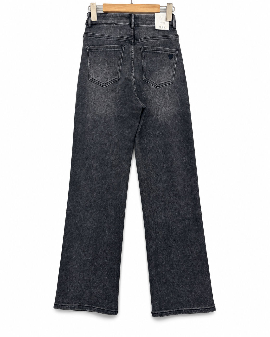 VS Miss | Wide leg jeans Nancie Donkergrijs