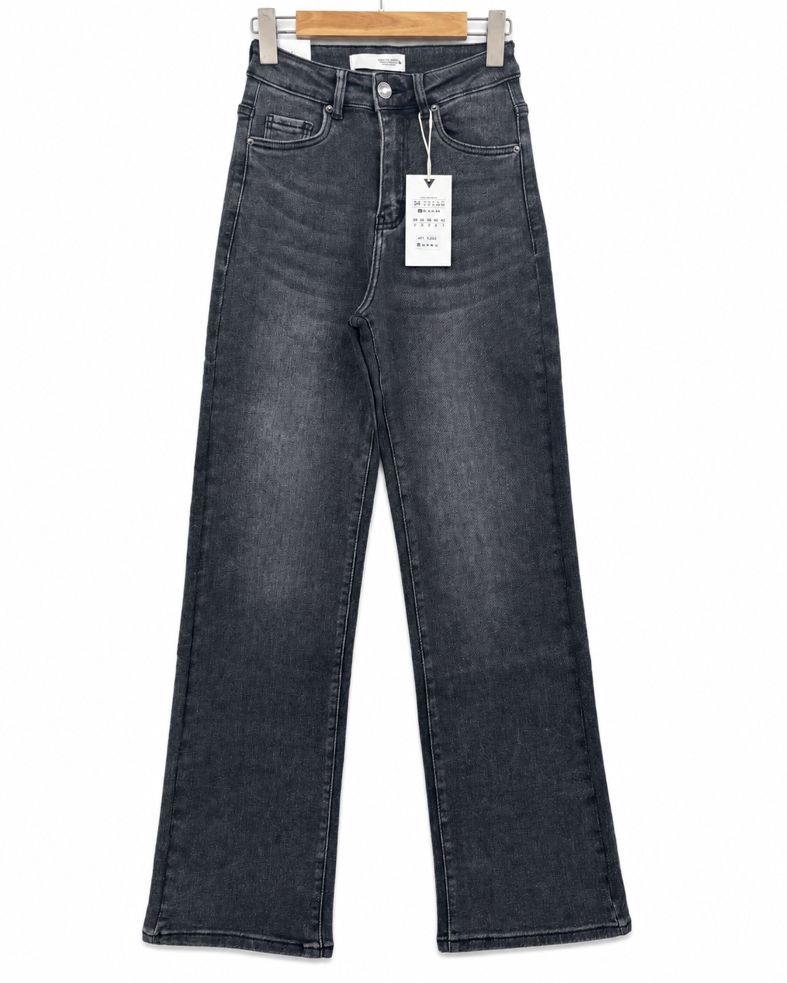 VS Miss | Wide leg jeans Nancie Donkergrijs