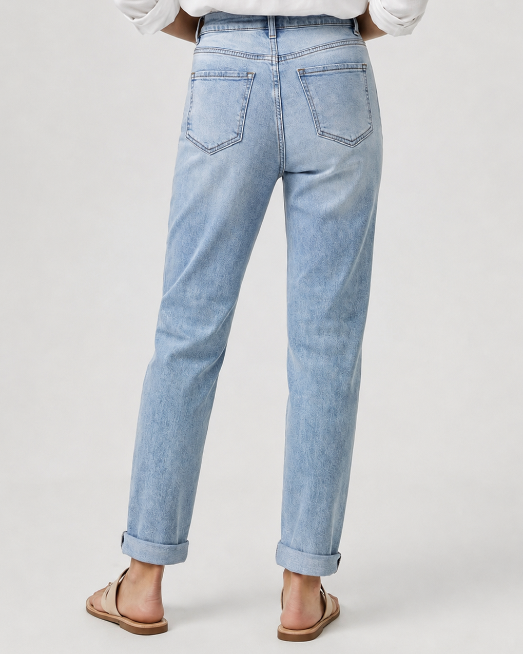 Hello Miss | Mom jeans Lela-10 Lichtblauw