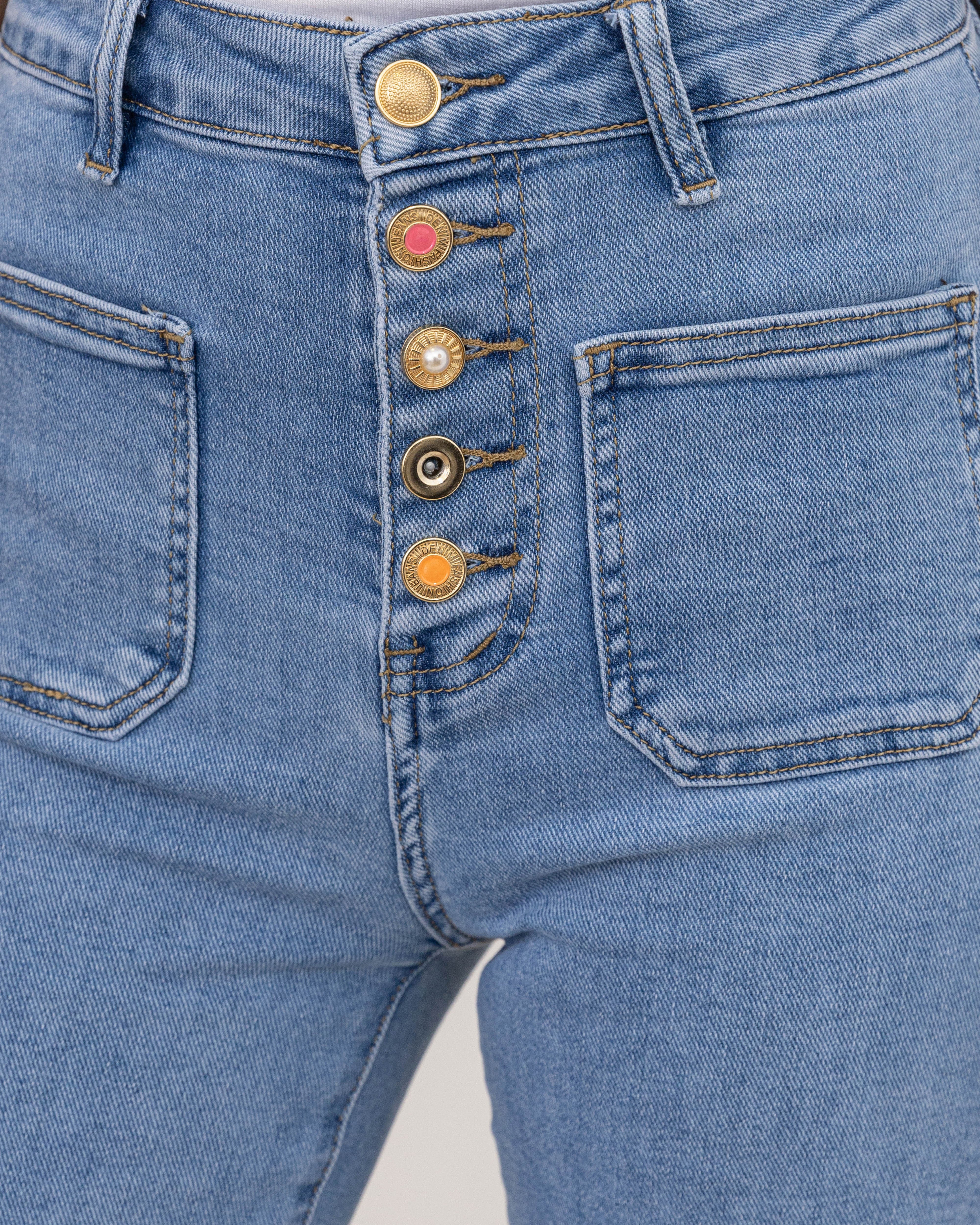 Folyrose | Wide leg jeans Zita-R Blauw