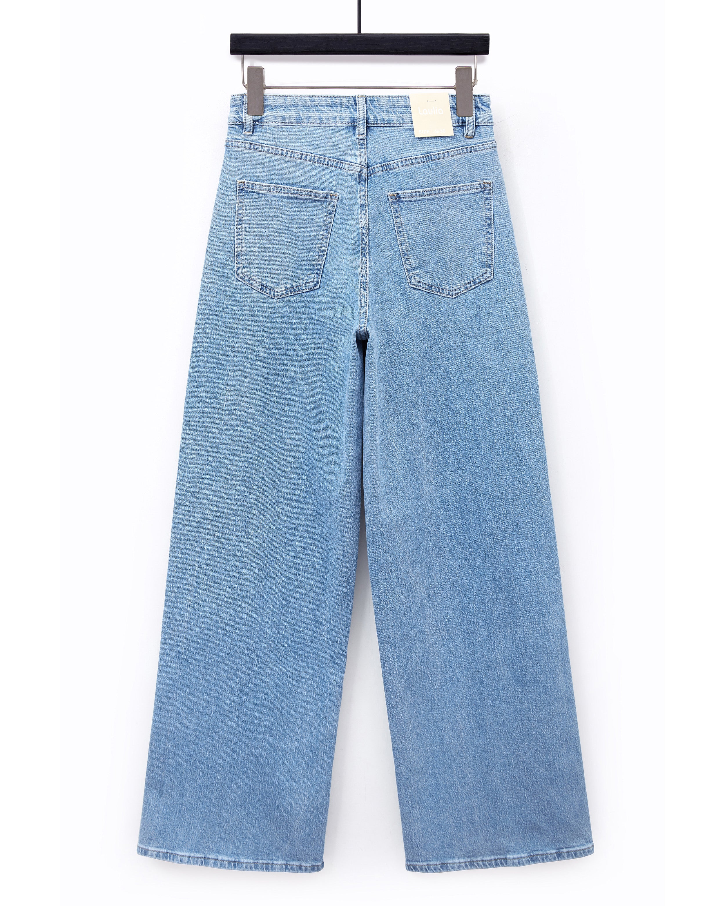 Laulia wide leg jeans blauw – achterkant