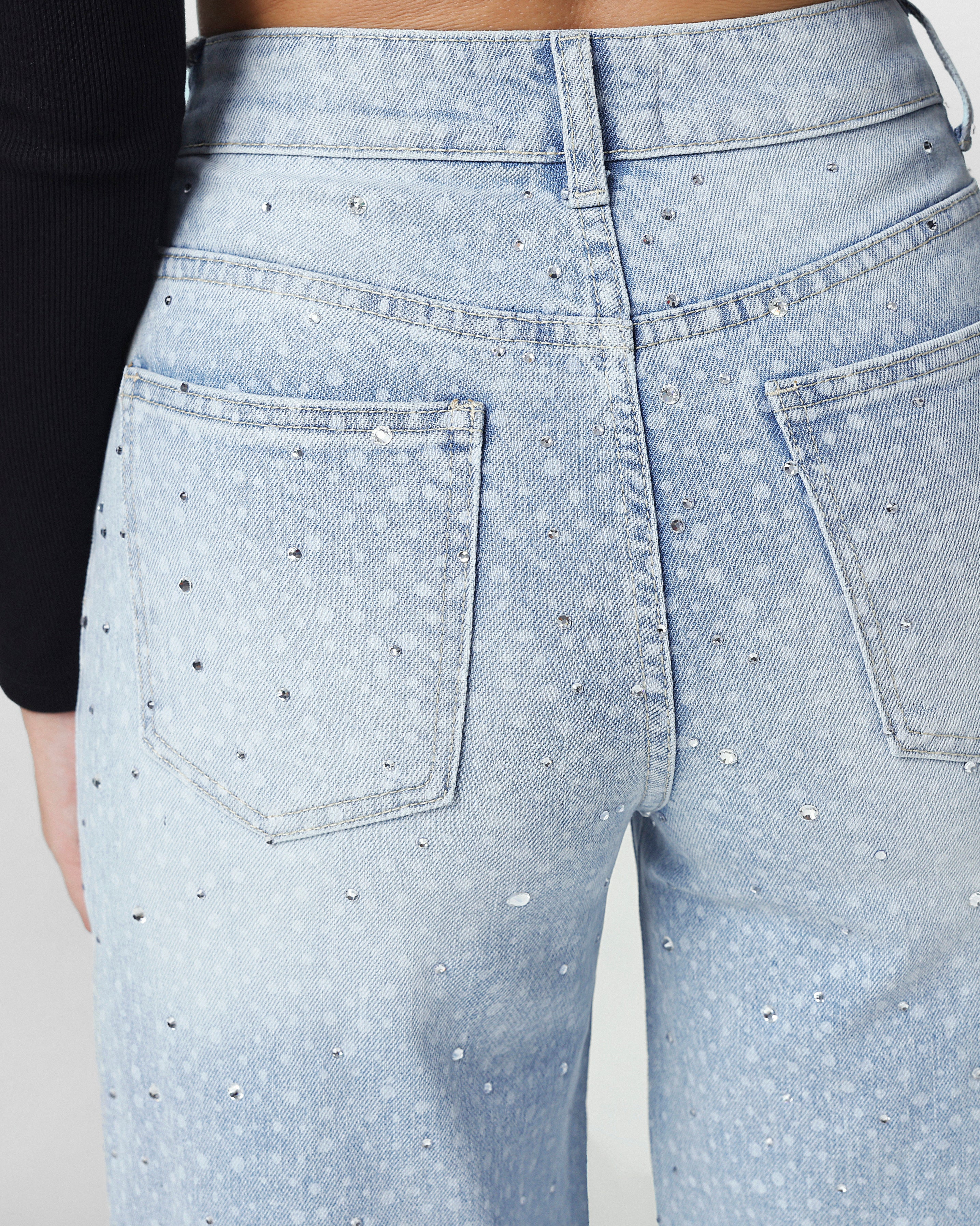 Hello Miss | Wide leg jeans Lesley Lichtblauw