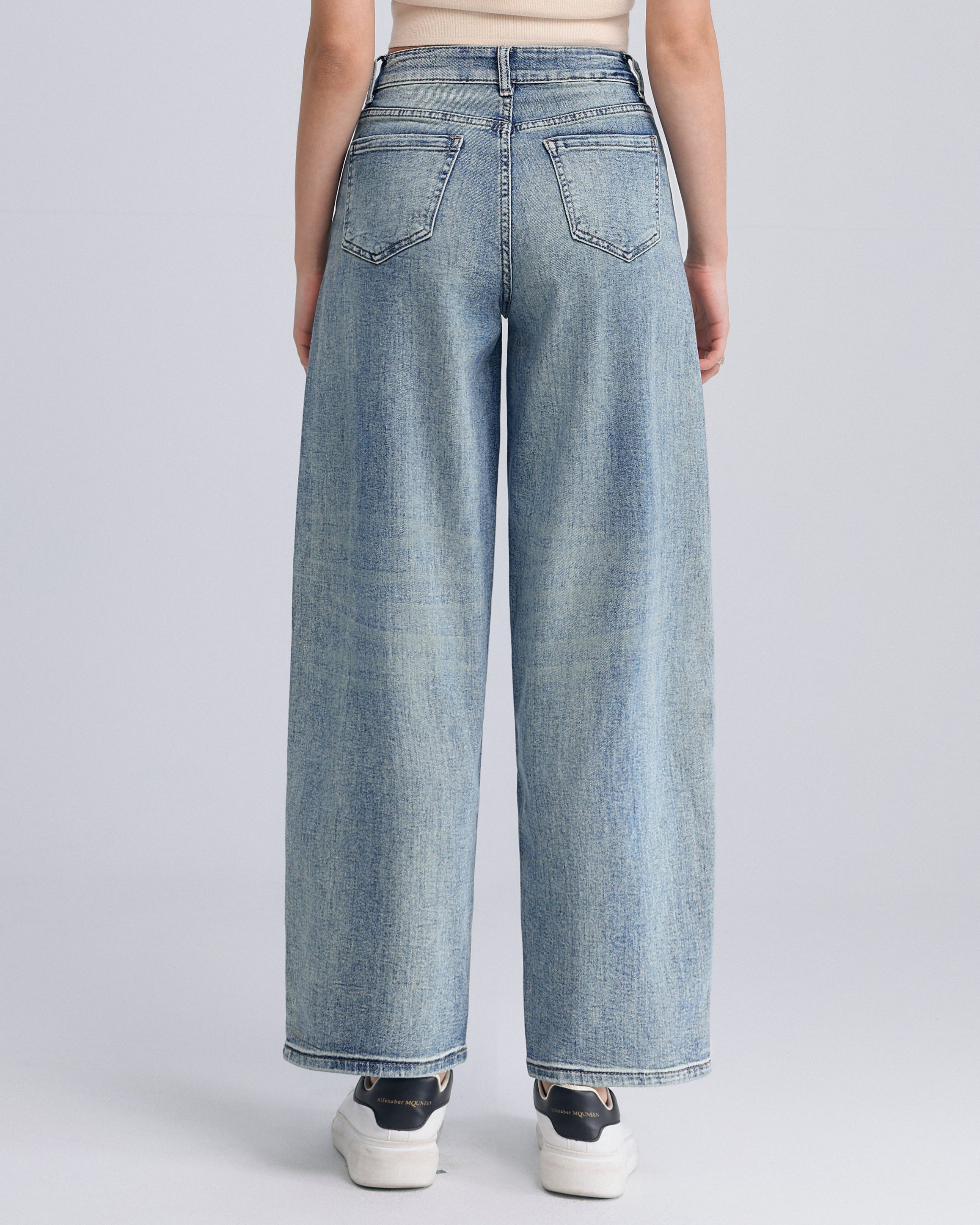 Hello Miss | Barrel jeans Noe Blauw