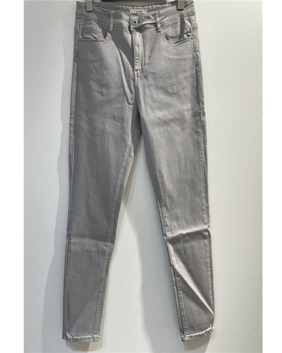 Goodies | Skinny jeans Lou-11 Lichtgrijs