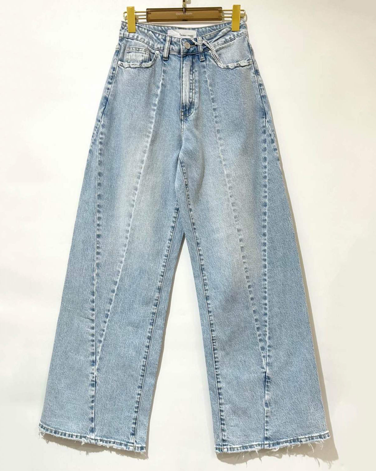 Queen Hearts | Barrel jeans Kels-1 Blauw