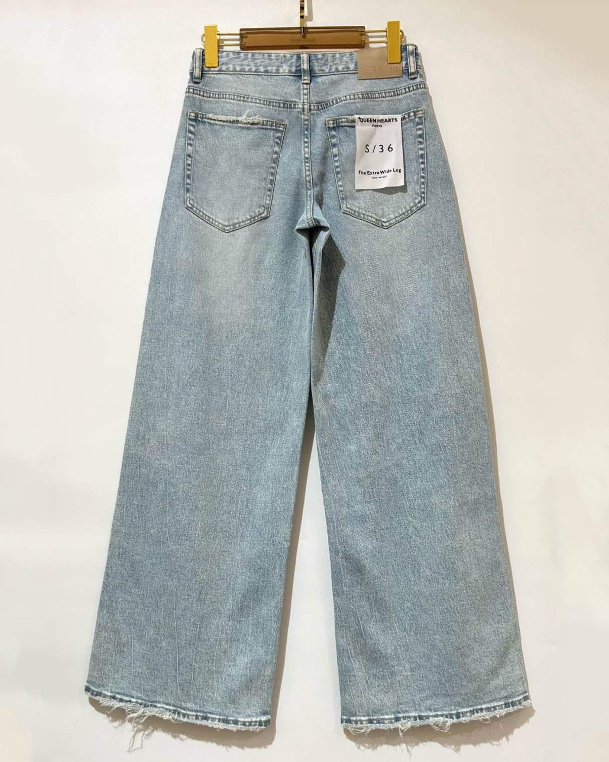 Queen Hearts | Extra wide leg, low waist Rory Lichtblauw