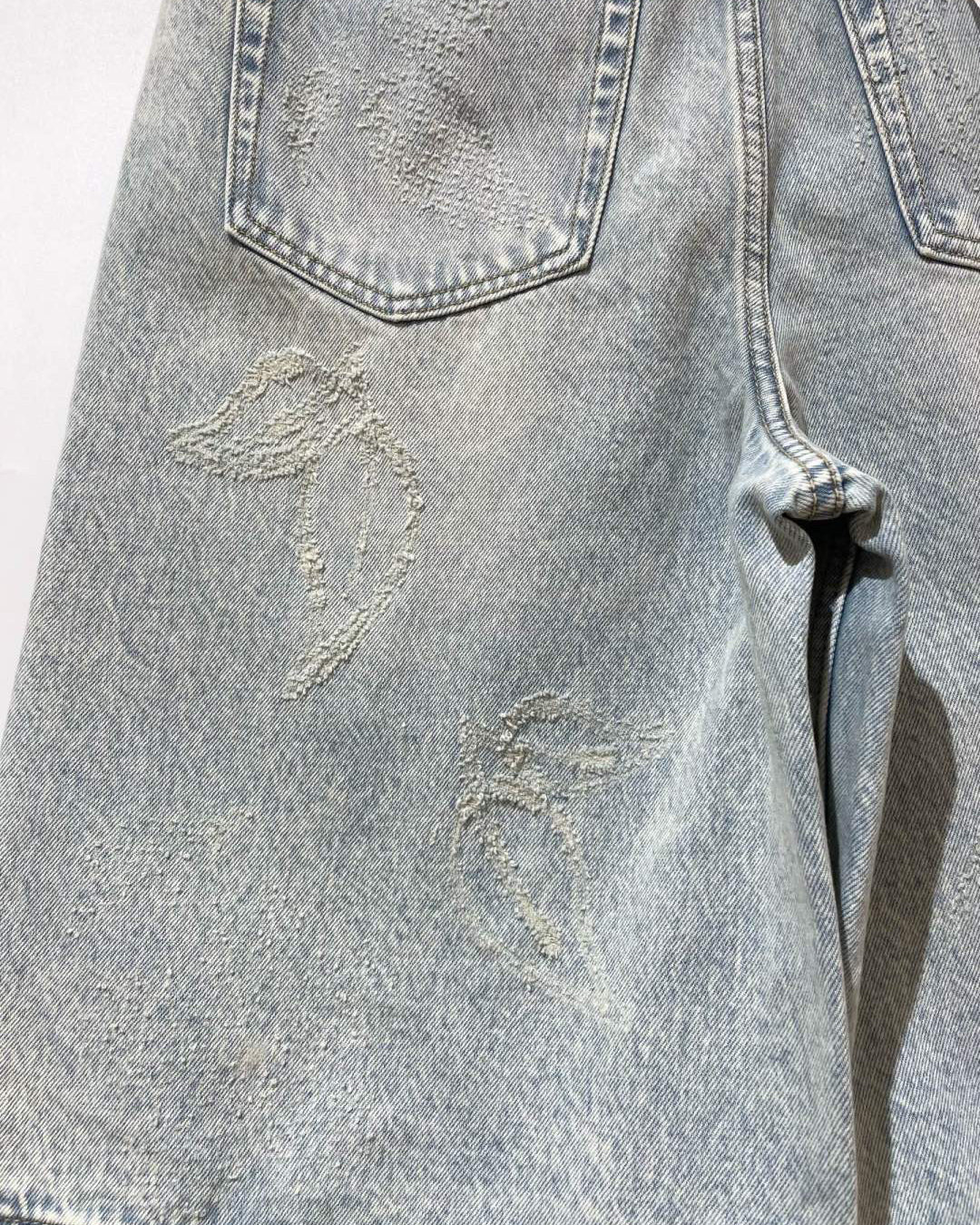 Queen Hearts | Short Savvy Blauw