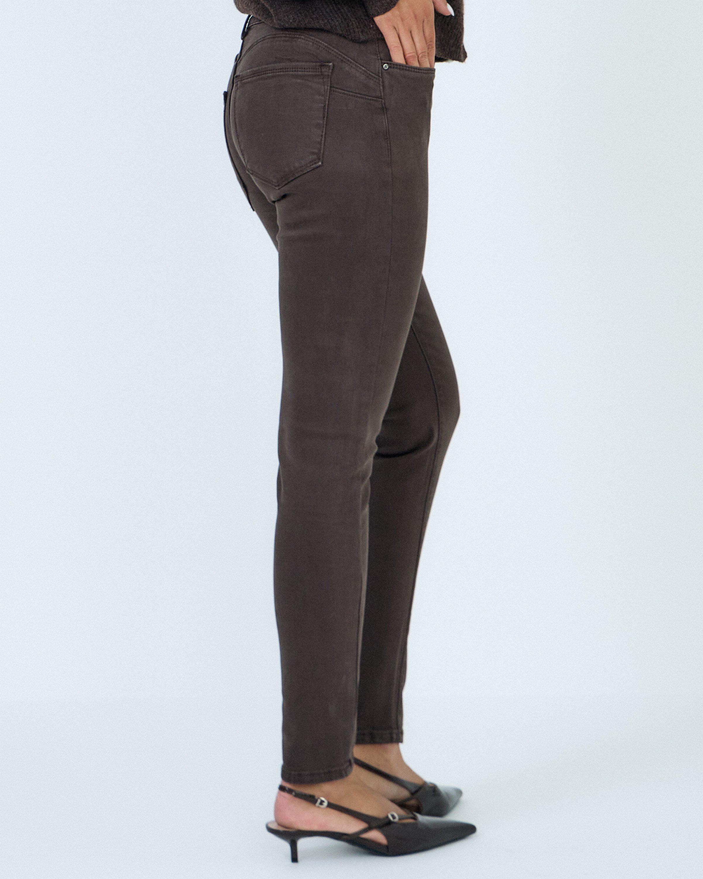Ana & Lucy | Skinny jeans, Push up Lucie-CM Donkerbruin