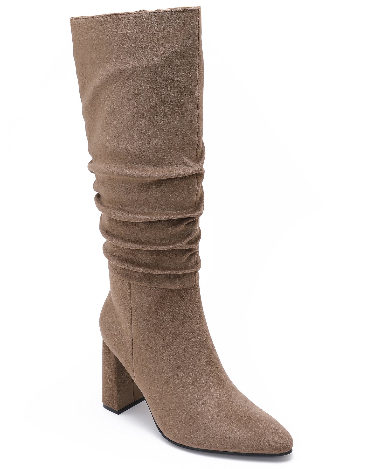 Hoge suedelook laars Jamey Taupe