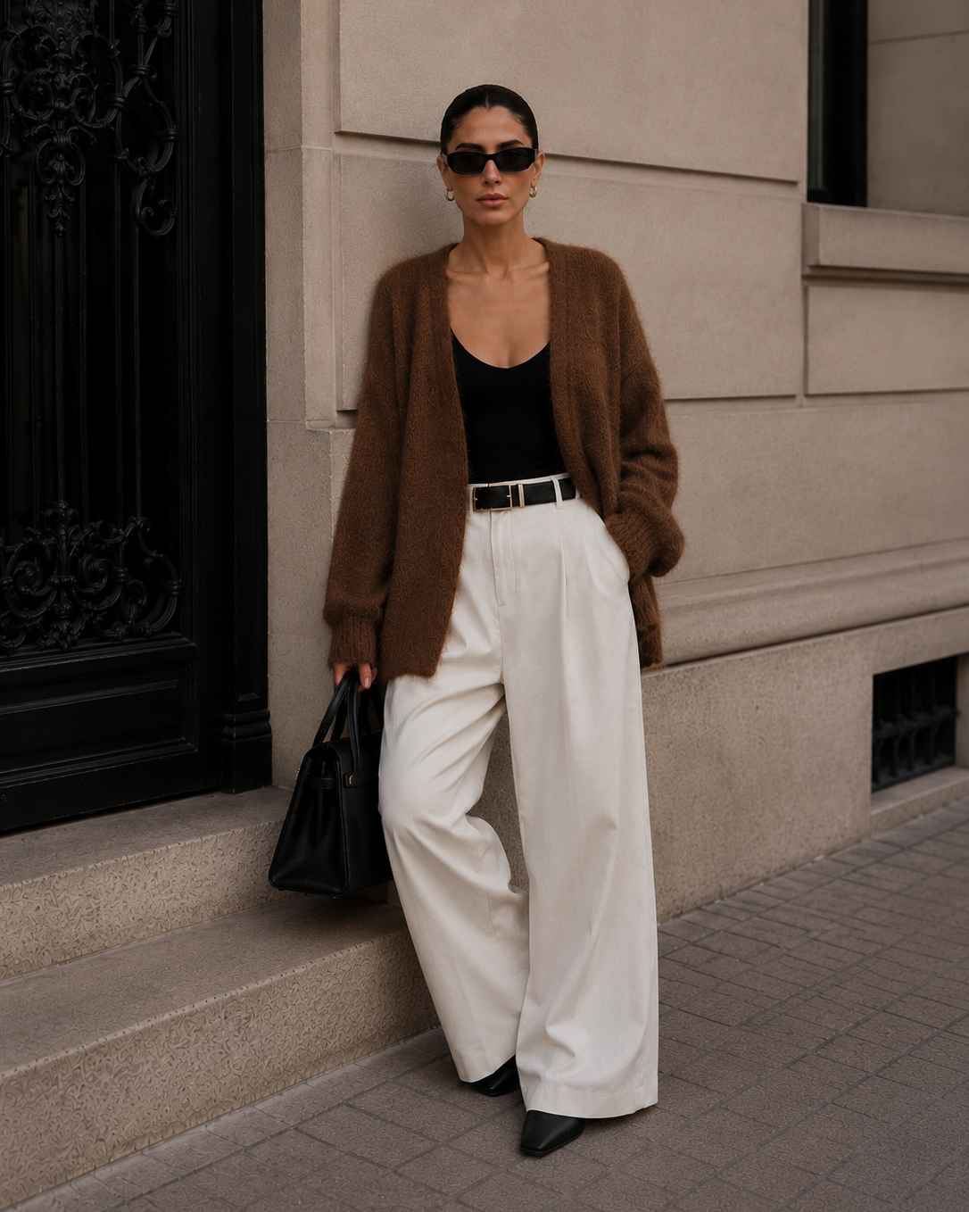 Lang vest Emily Bruin
