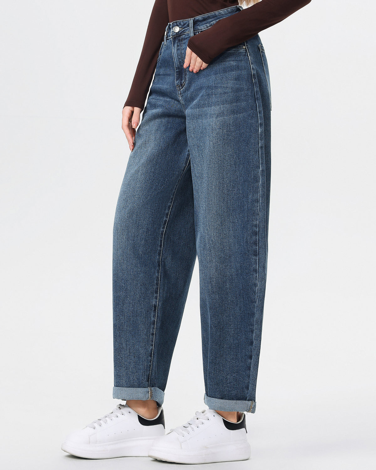 Hello Miss | Ballon jeans Kylie-2 Donkerblauw