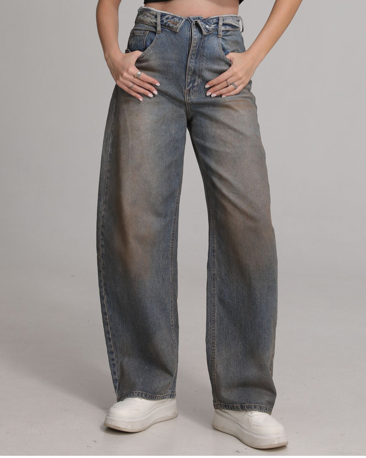 SeeSee Paris | Barrel jeans Kirsten Donkerblauw