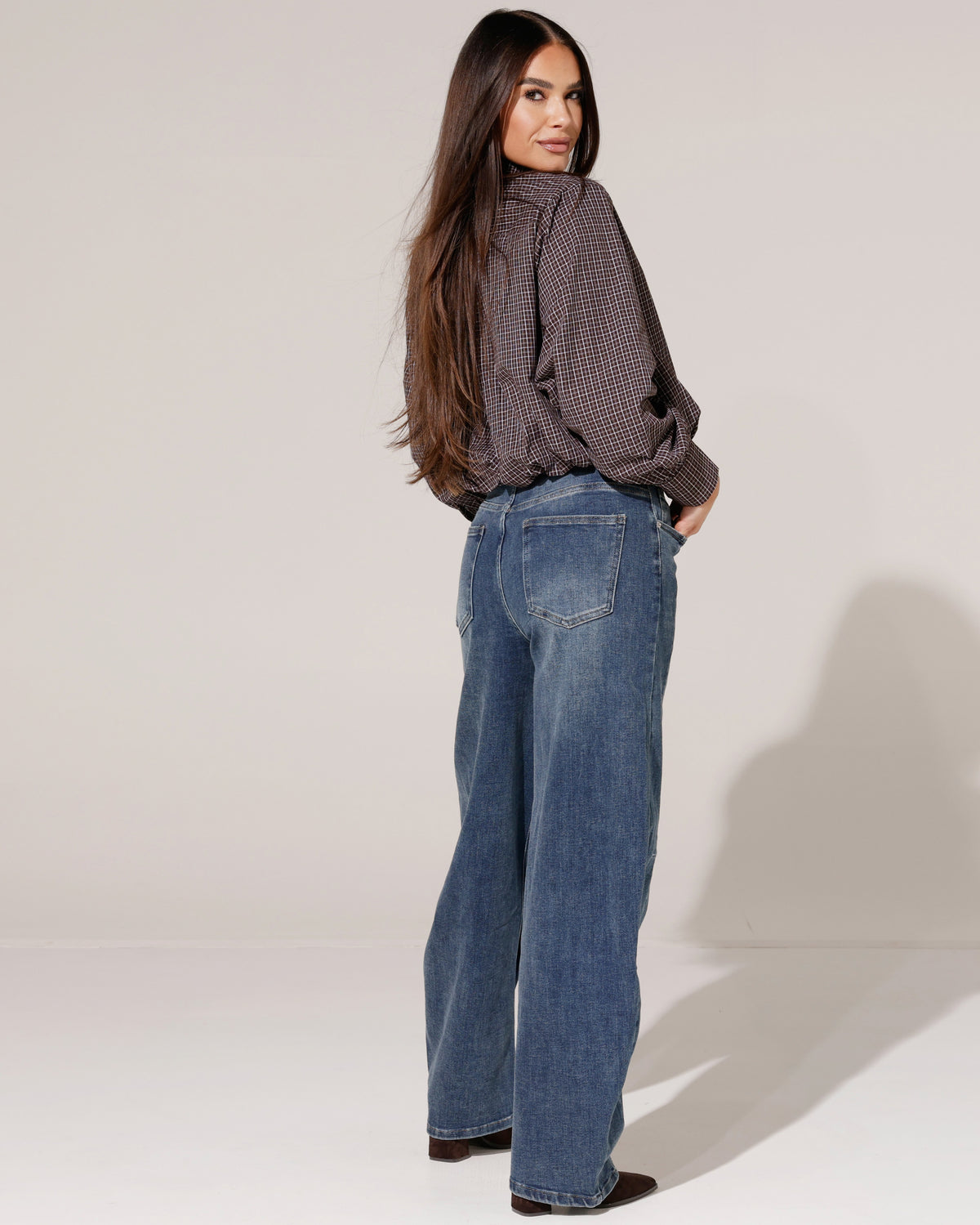 Laulia | Ballon jeans Levina-3 Donkerblauw