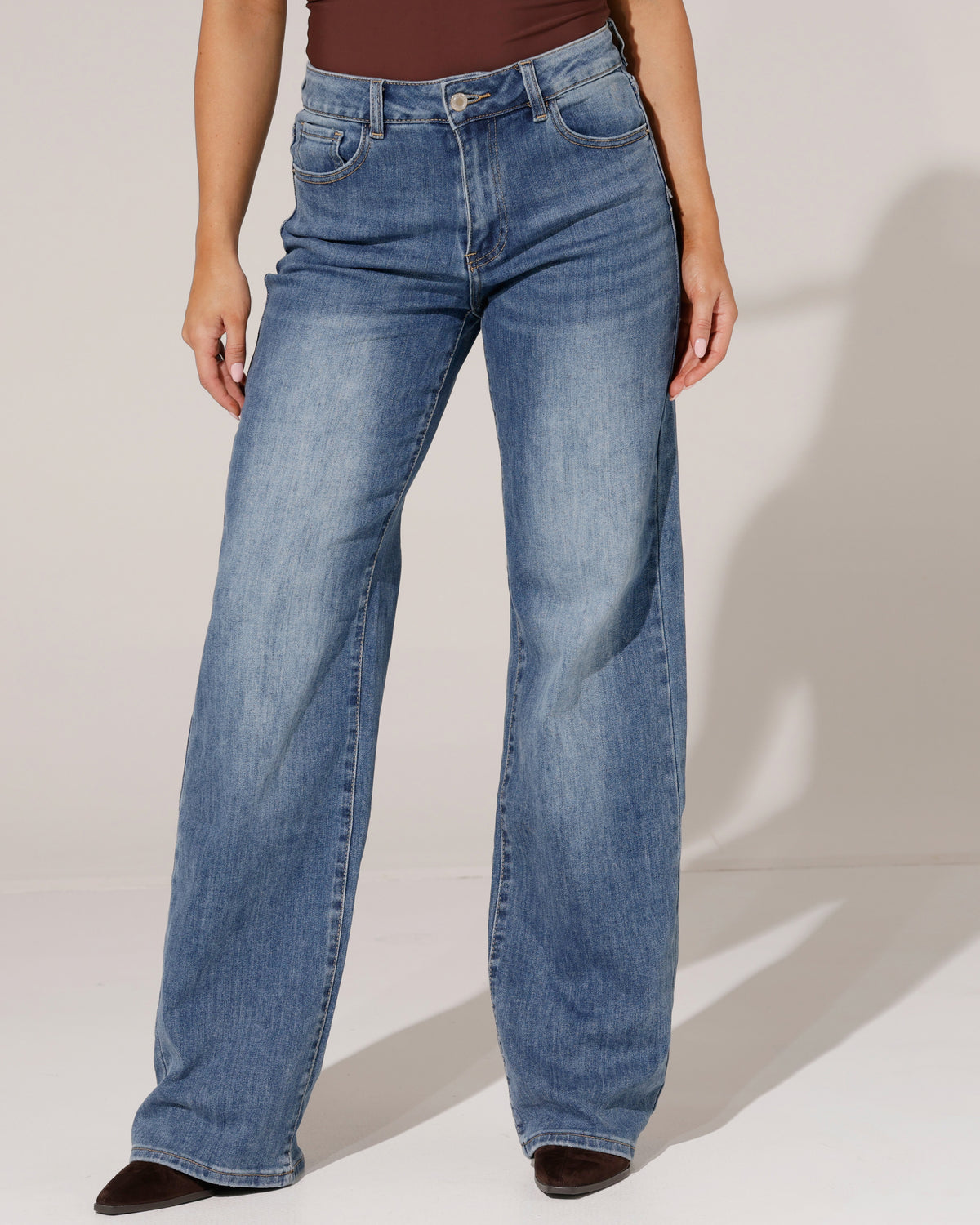 Laulia | Straight jeans TALL Jilly-9 Blauw
