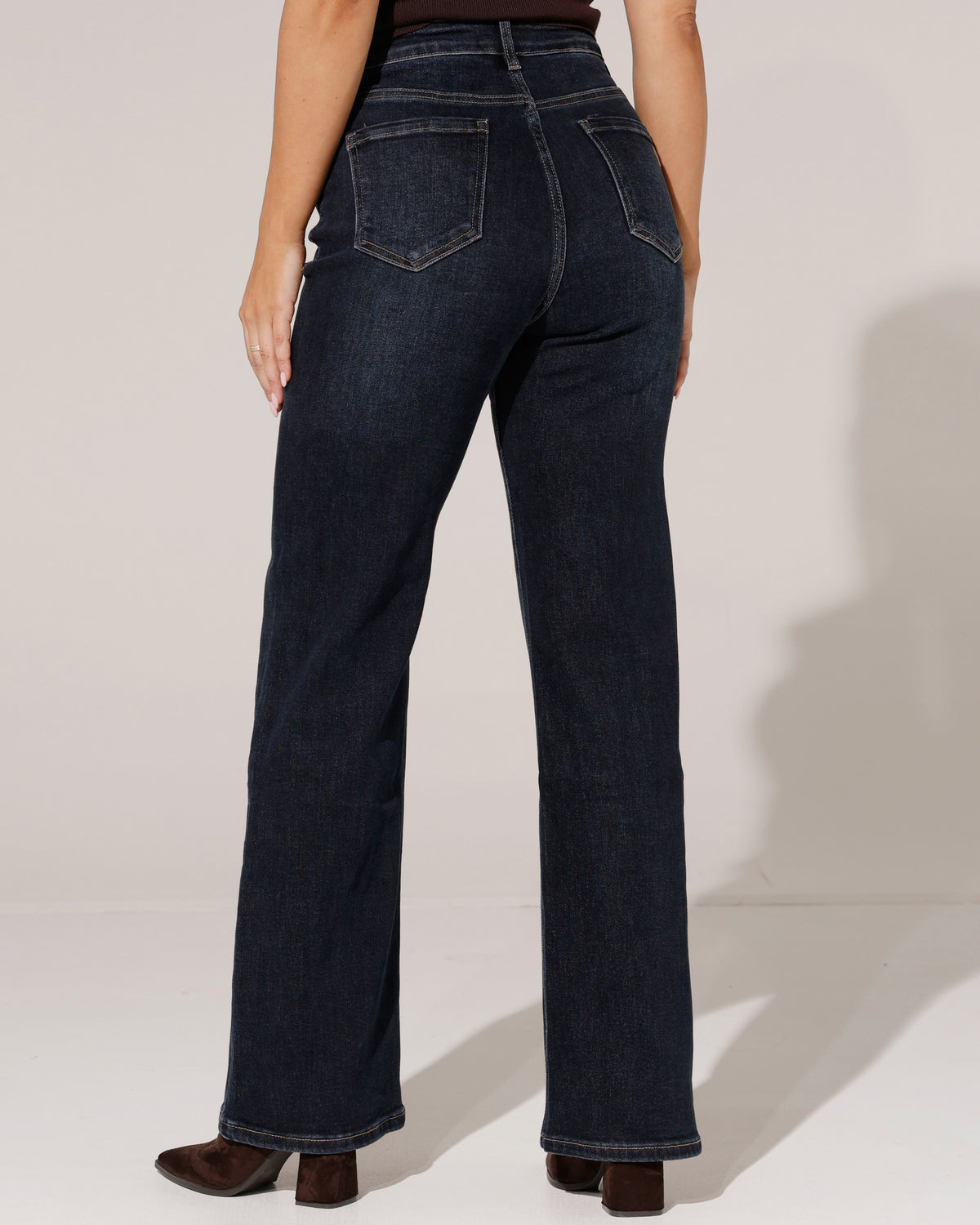 VS Miss | Wide leg jeans Babs Donkerblauw