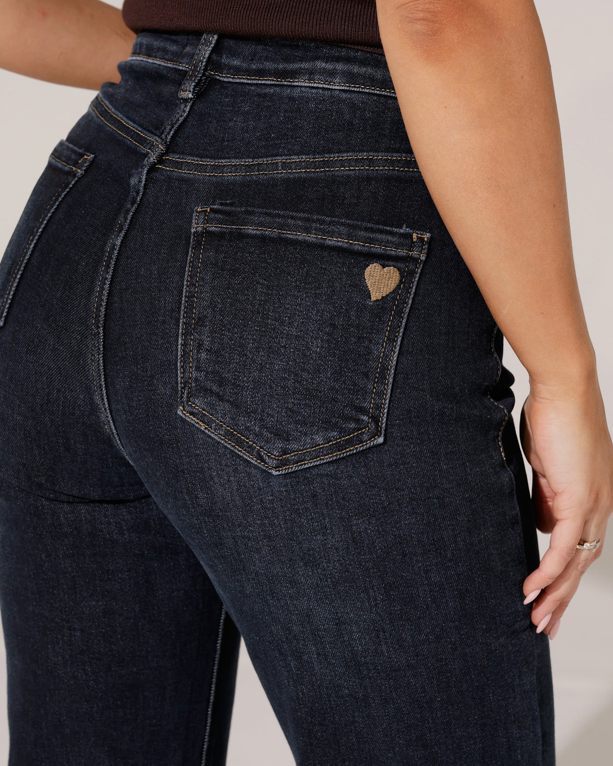 VS Miss | Wide leg jeans Babs Donkerblauw