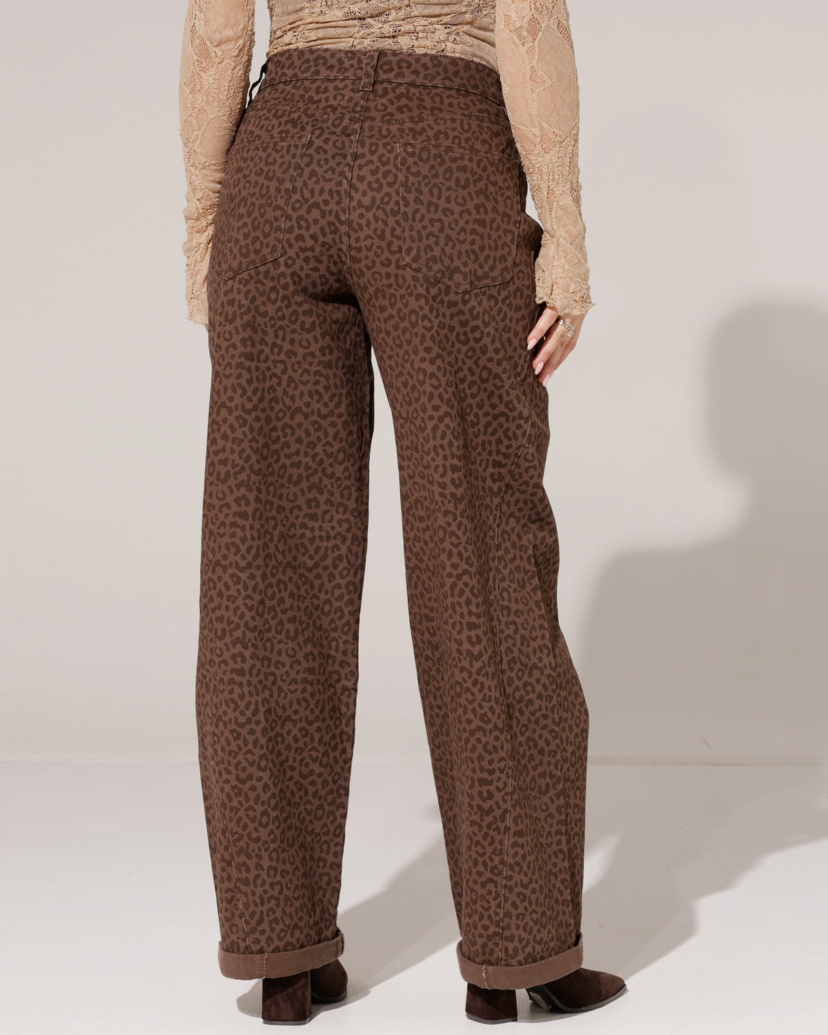 Laulia | Ballon jeans Kiki Panter Bruin