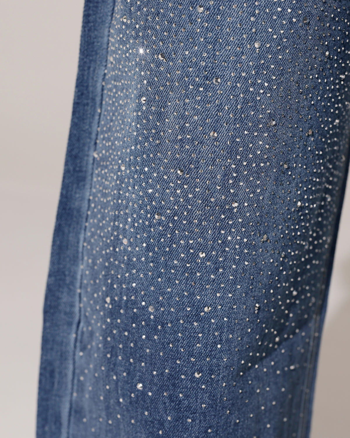 Laulia | Ballon jeans met strass Melle Donkerblauw