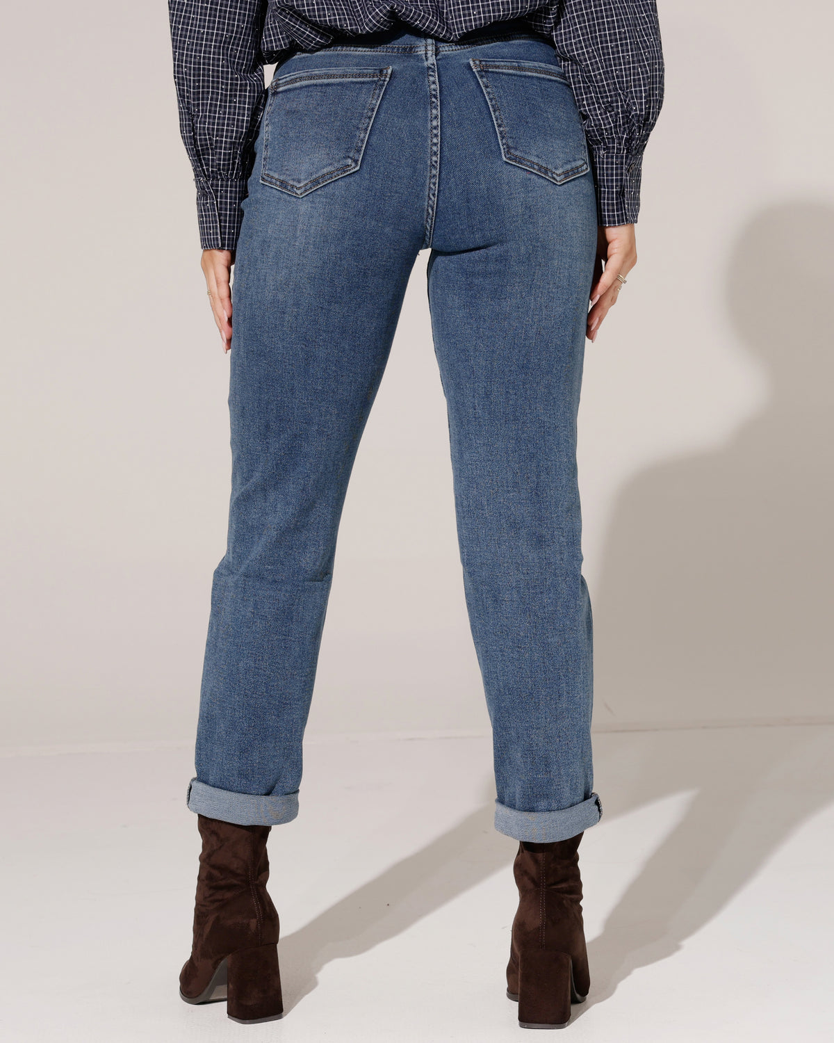 VS Miss | Mom jeans Lizzy Donkerblauw