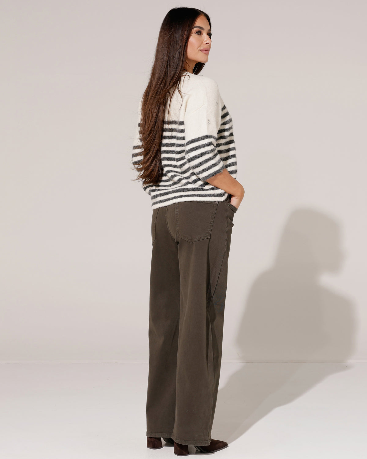 Jewelly | Ballon jeans Yolla-5 Donkergroen