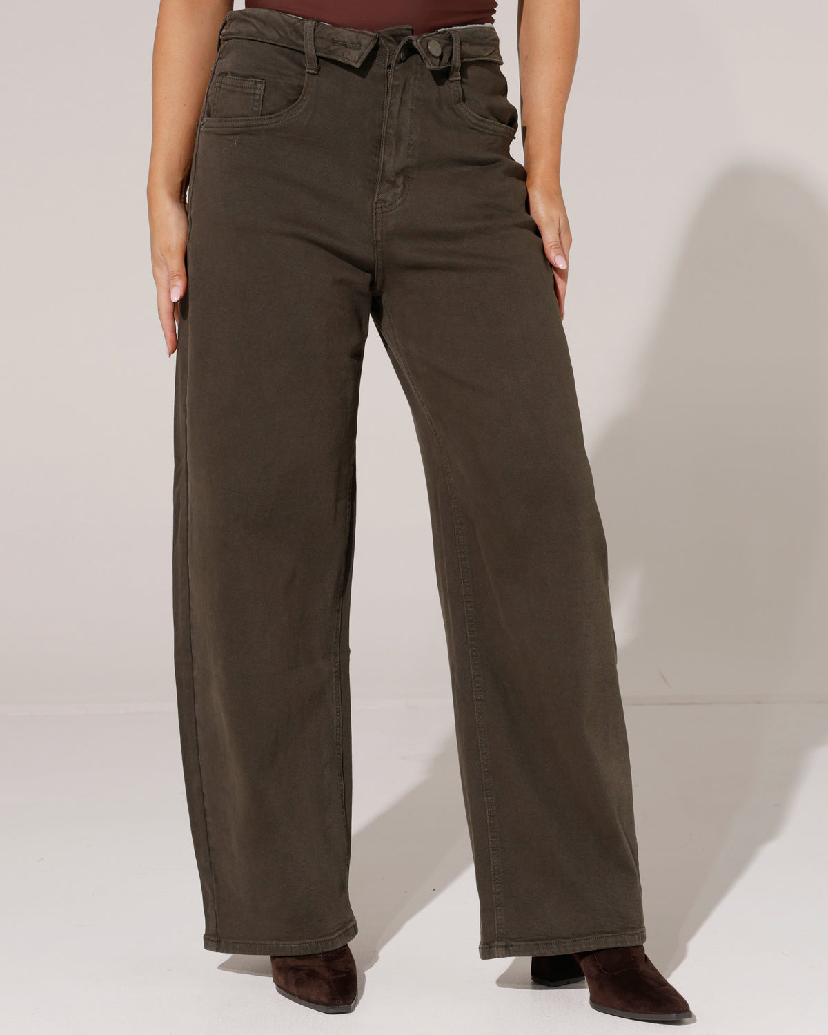 Jewelly | Ballon jeans Yolla-5 Donkergroen