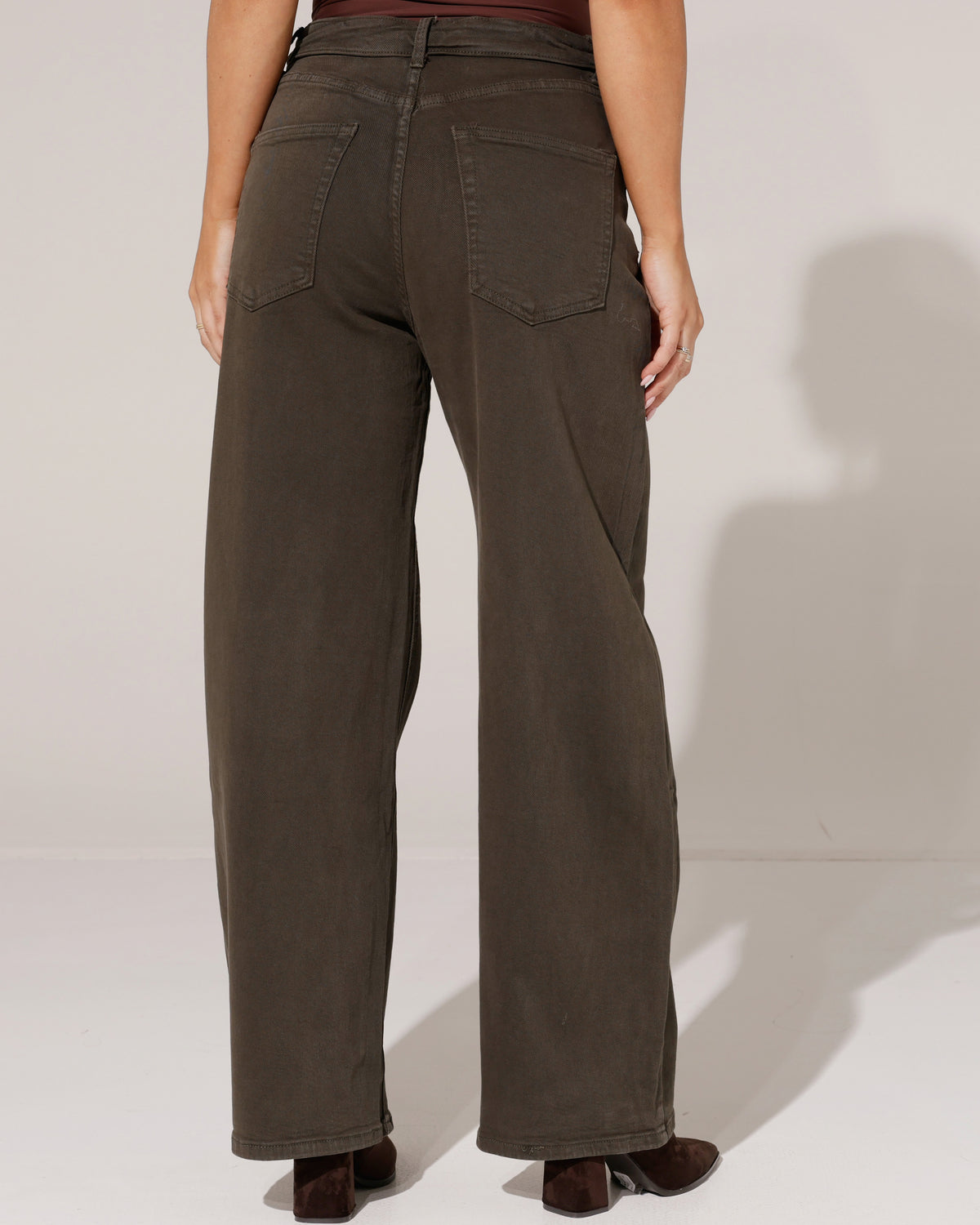 Jewelly | Ballon jeans Yolla-5 Donkergroen