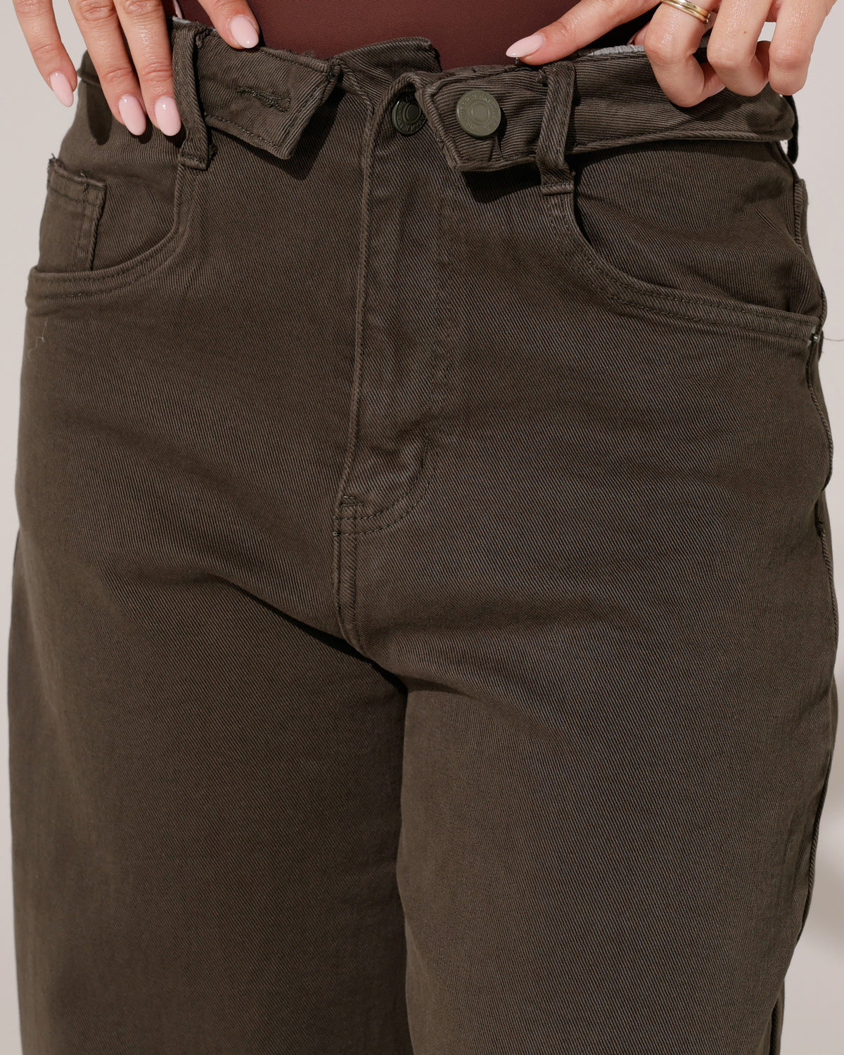 Jewelly | Ballon jeans Yolla-5 Donkergroen