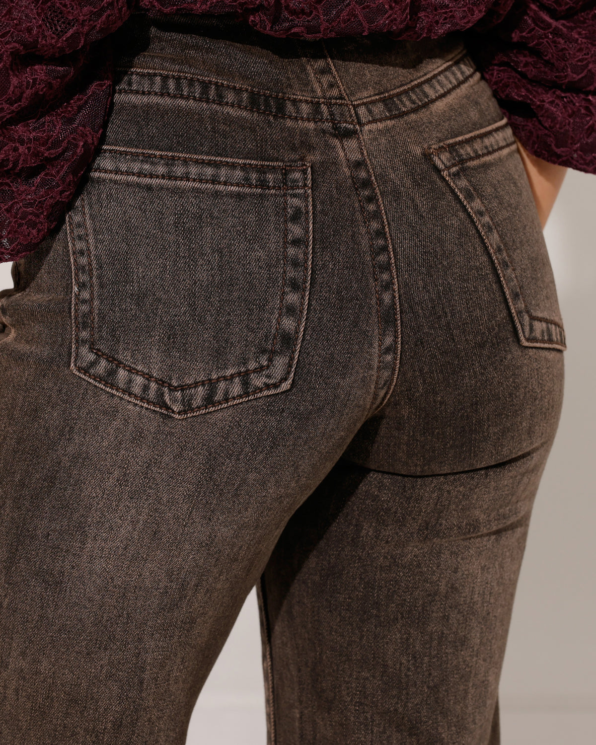 Jewelly | Wide leg jeans Esmee Bruin