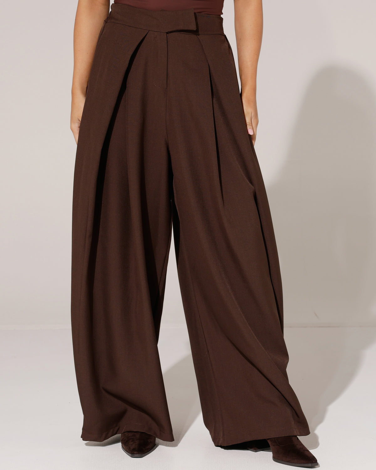 Pantalon met overslag detail Macy Bruin