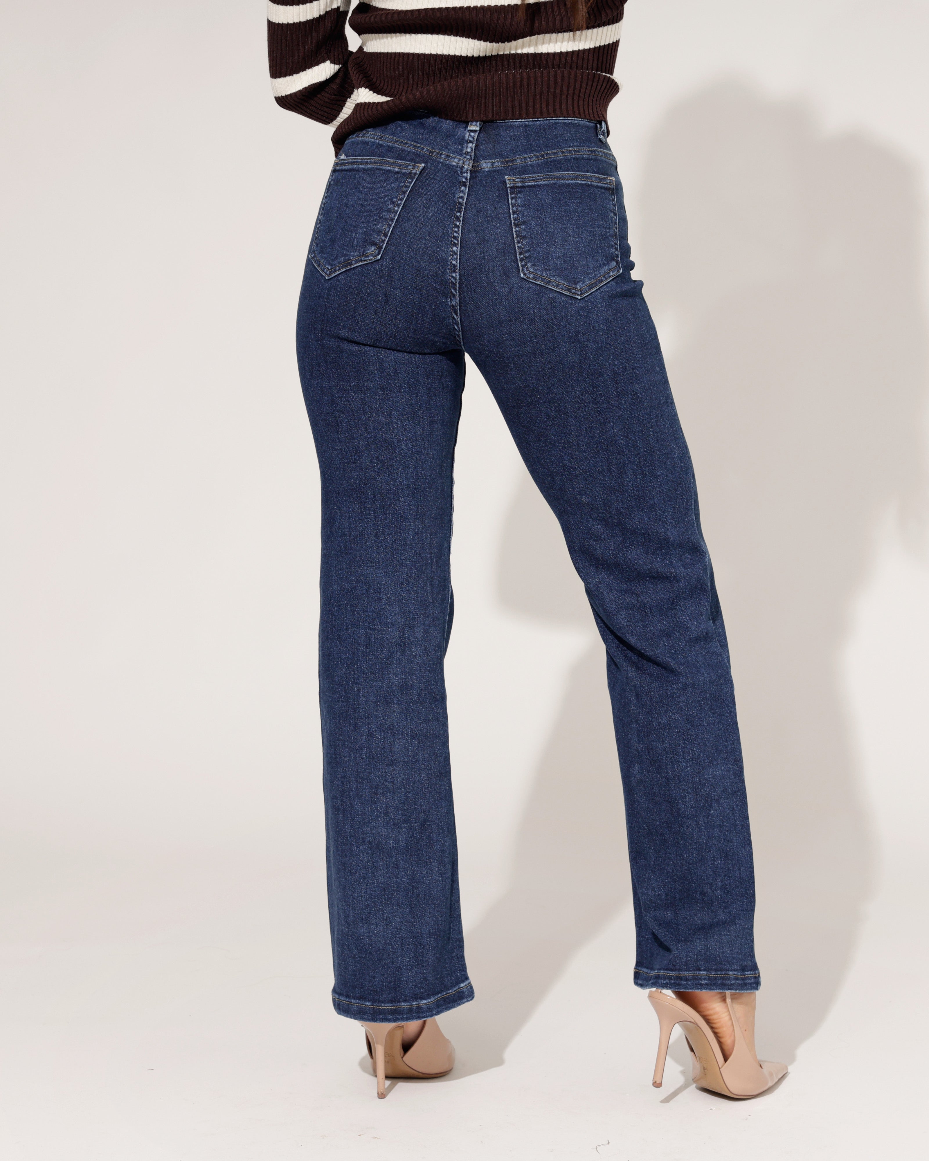Folyrose | Wide leg jeans Sofia-D Blauw