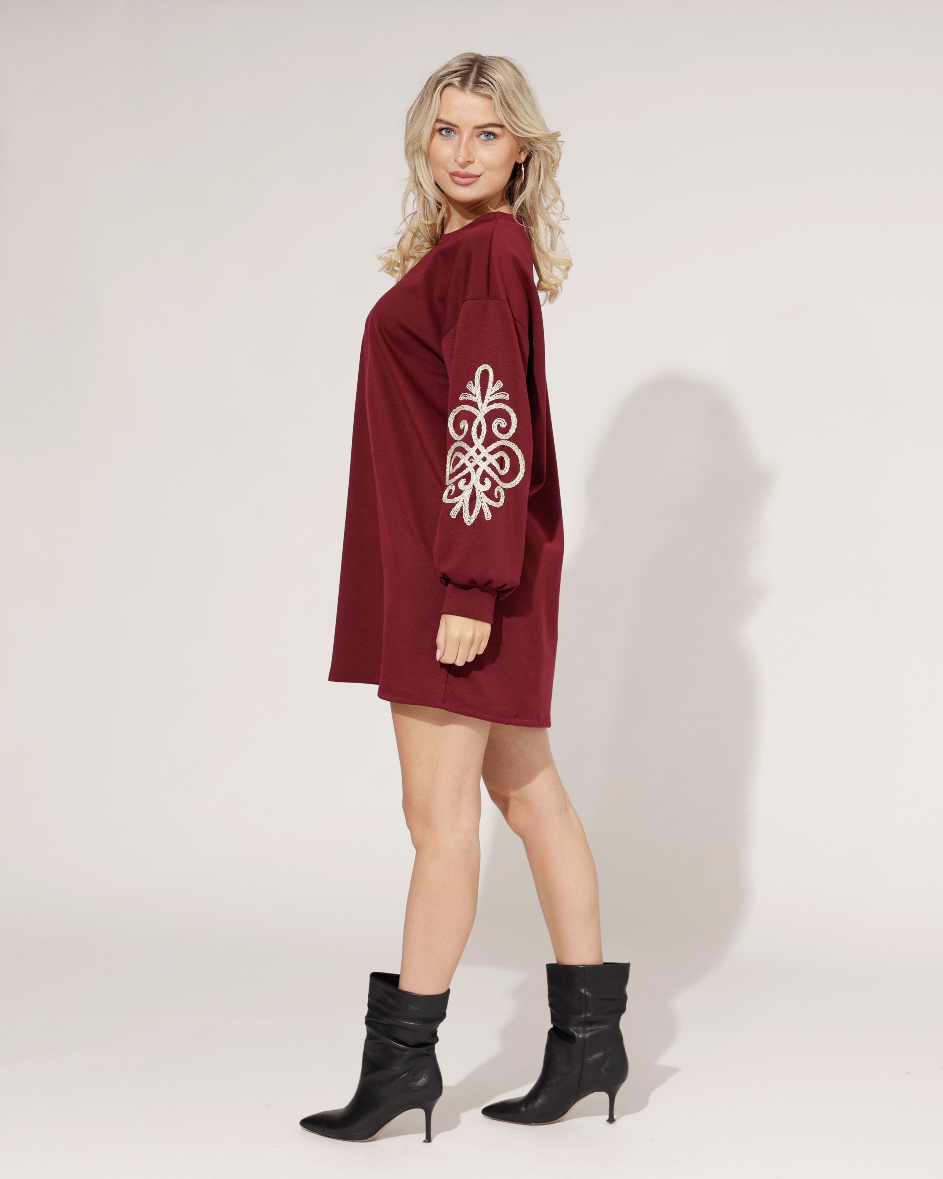 Lange sweater Suzey Bordeaux