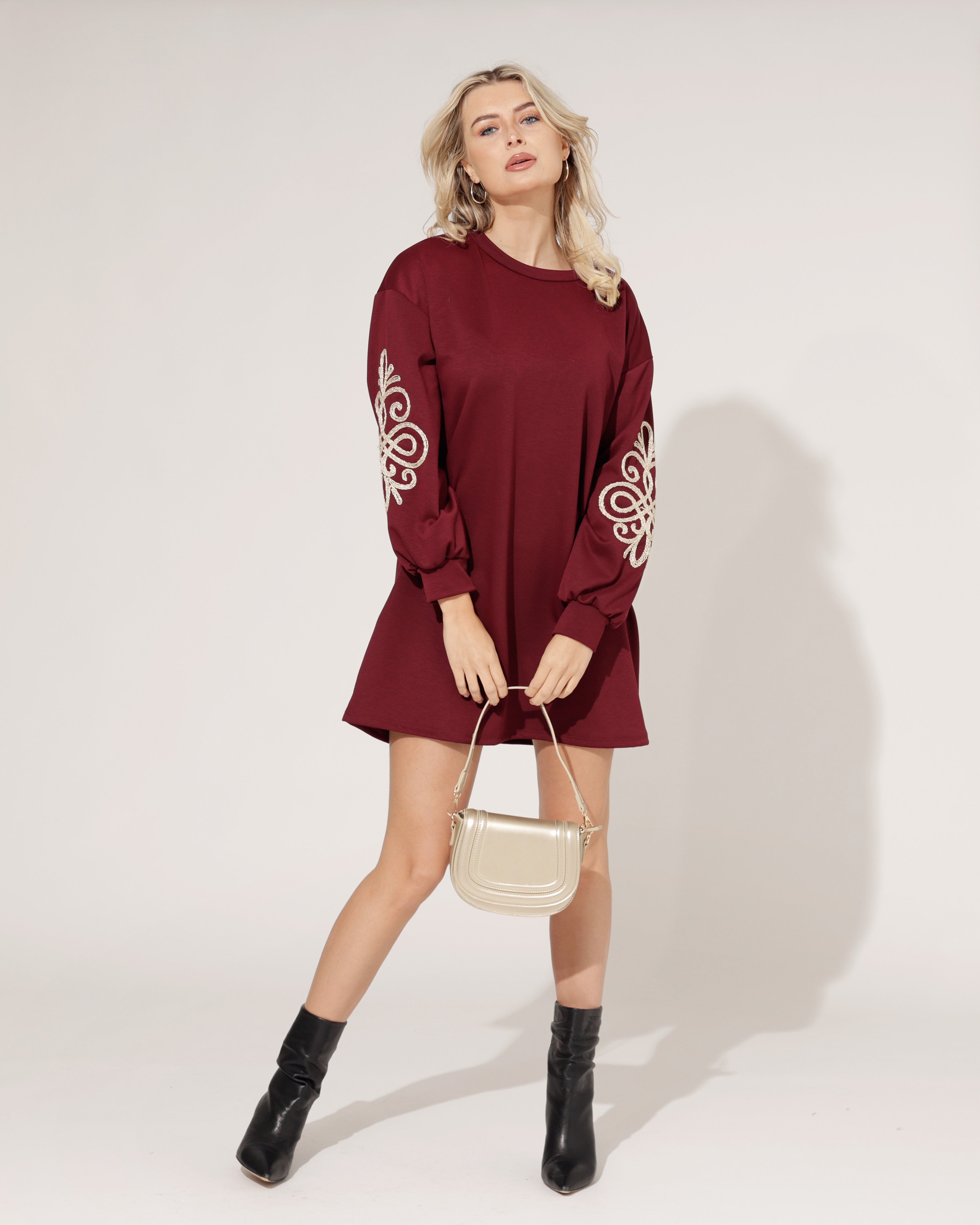 Lange sweater Suzey Bordeaux