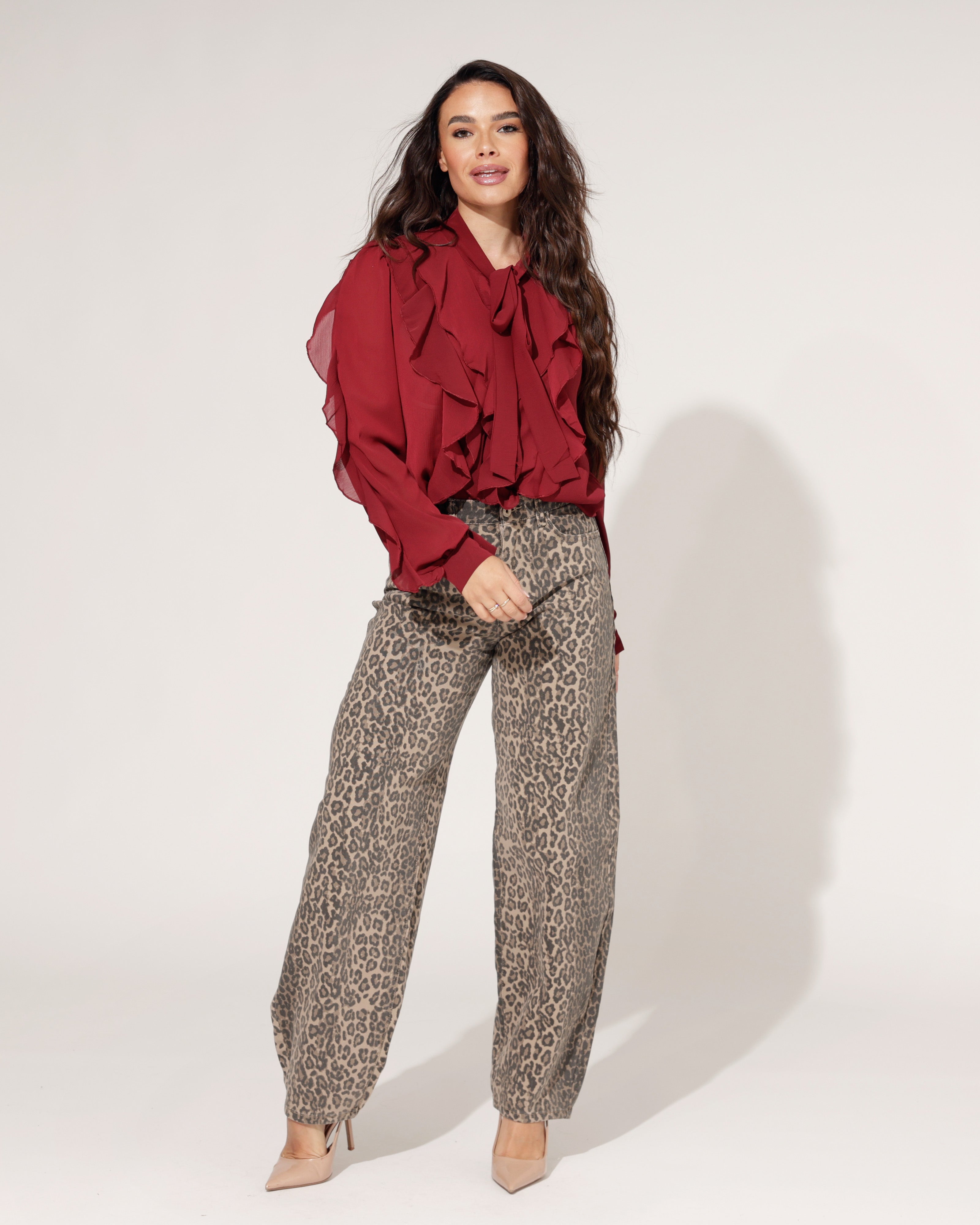 Blouse Yara Bordeaux