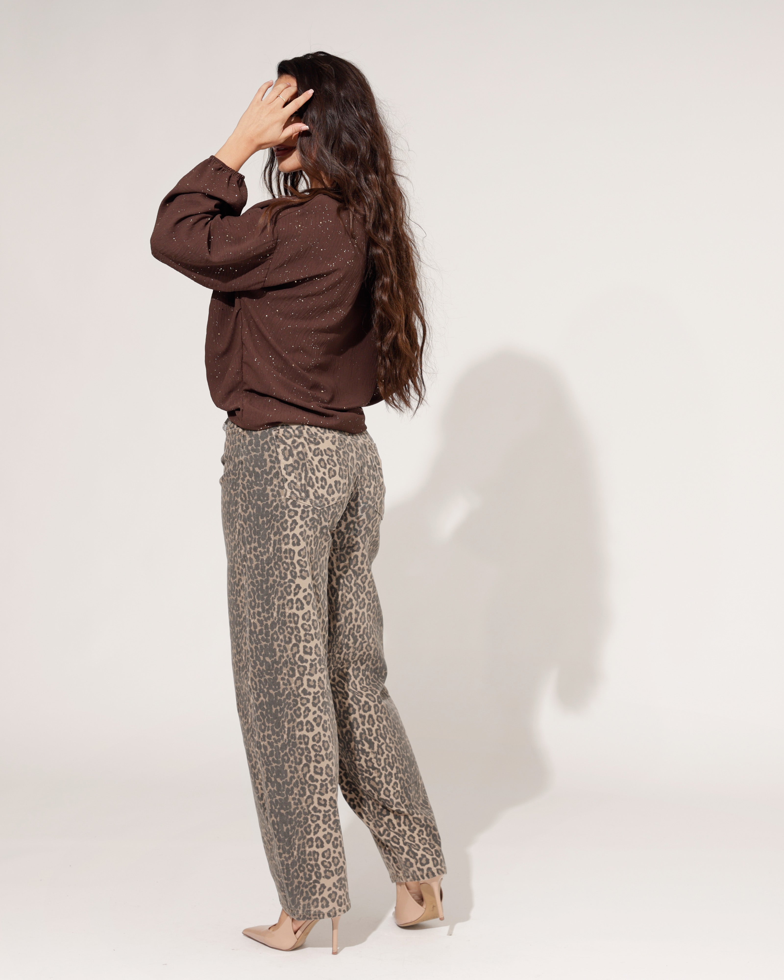 Laulia | Ballon jeans, full length Lily Panter Bruin