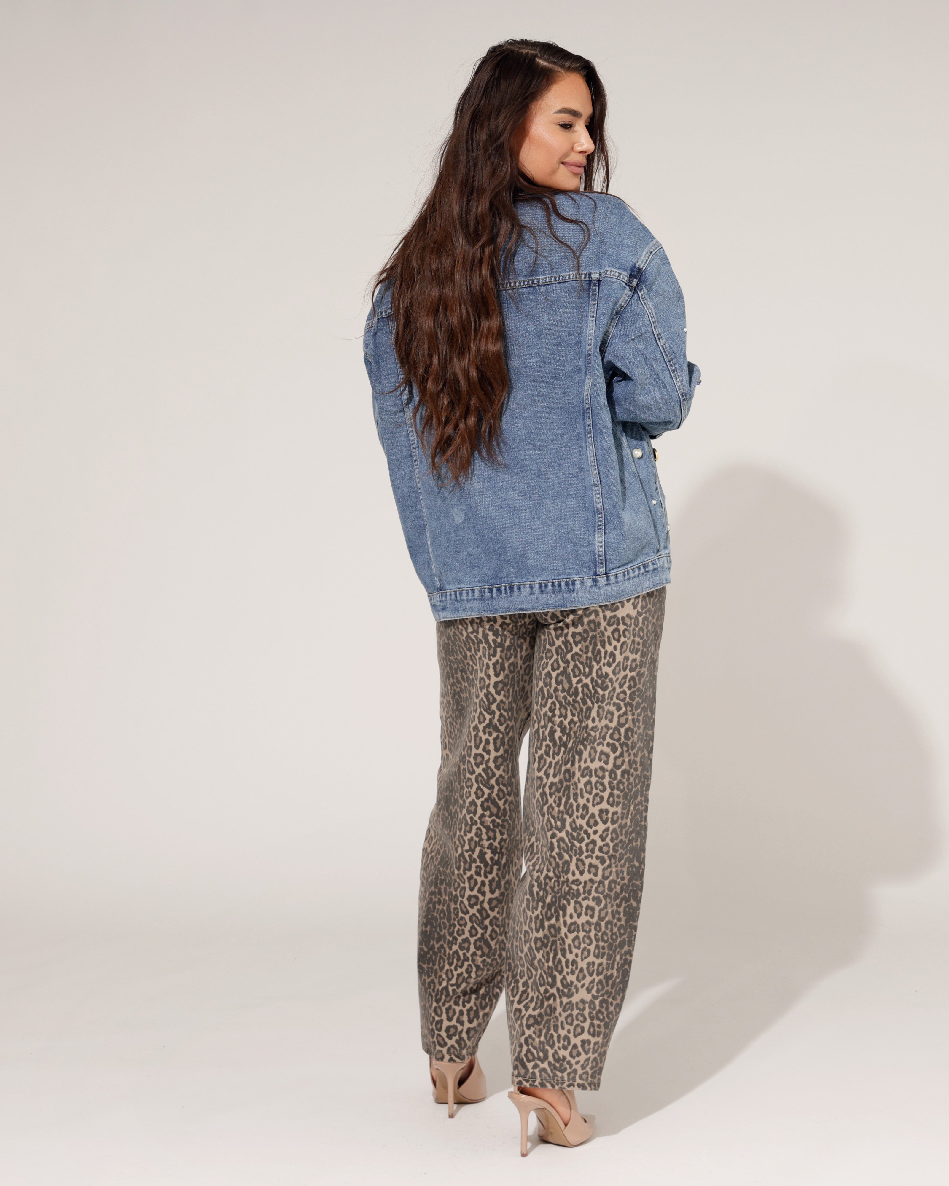 Spijkerjacket Felice Blauw