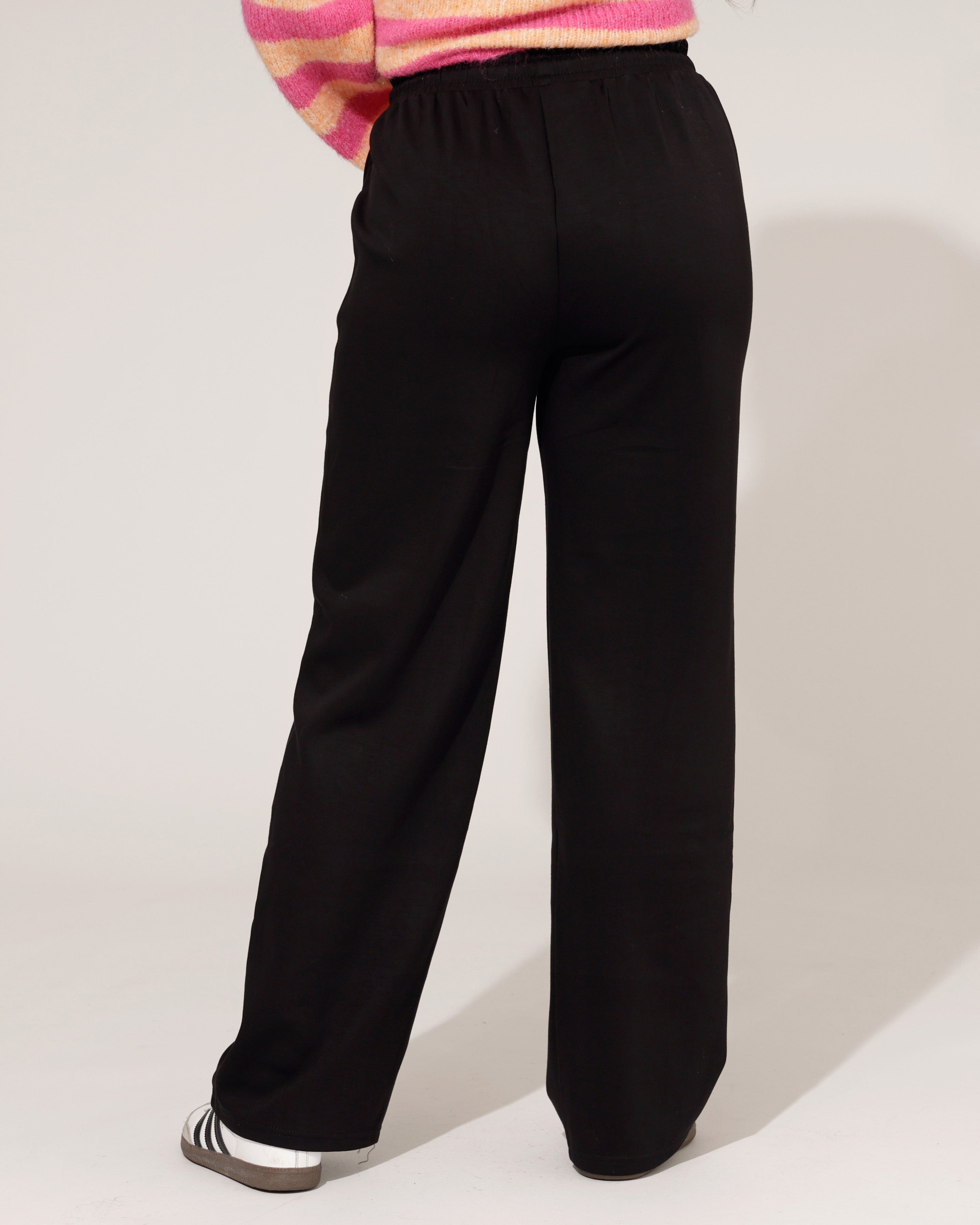 Wide leg broek Rozaly Zwart