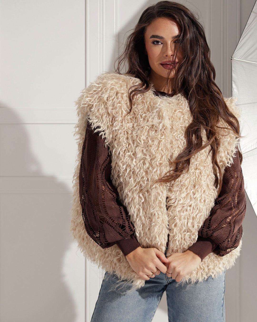 Bontgilet Felicity Beige