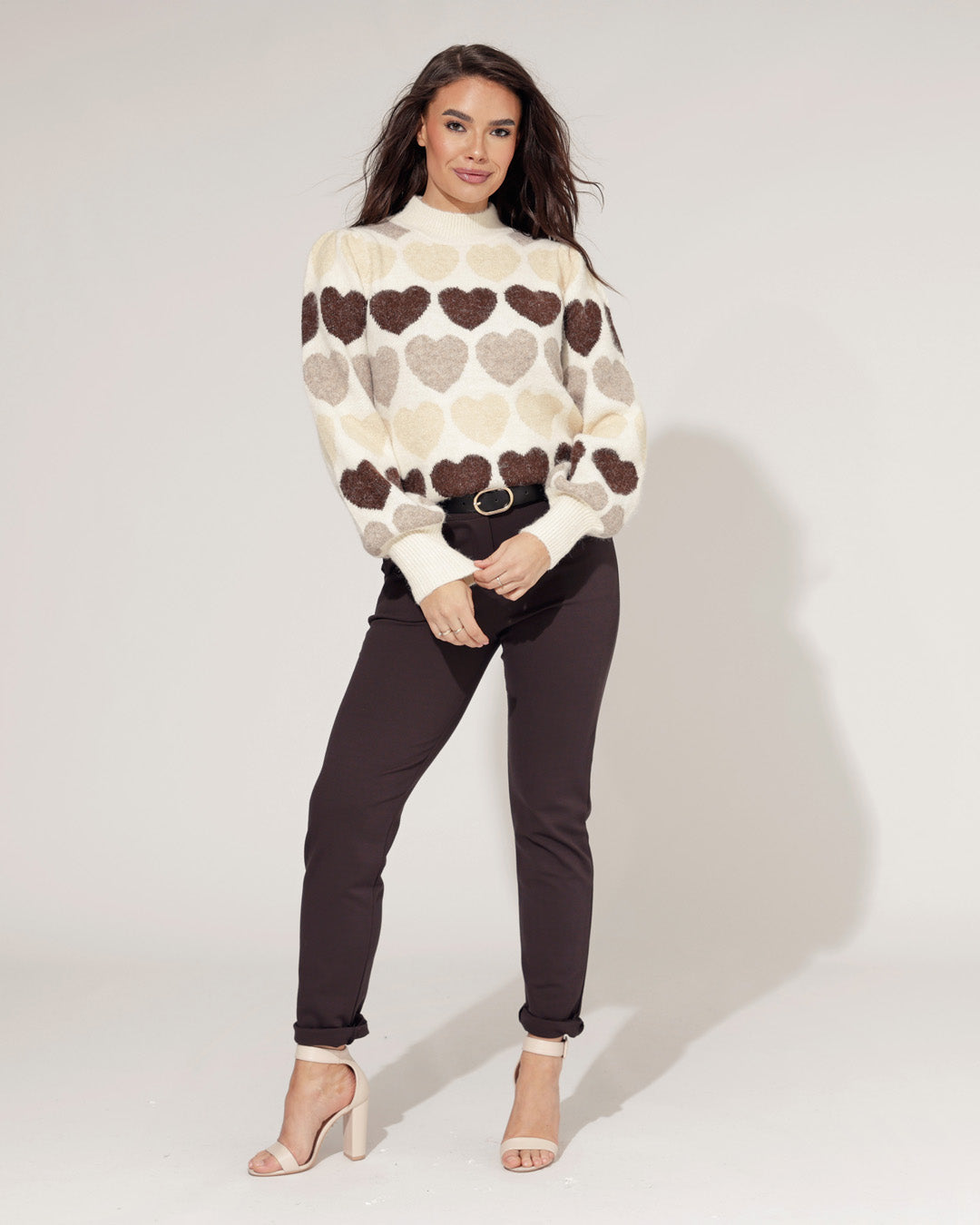 Trui Love story Beige