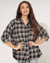 Geruite blouse Romy Zwart