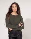 Top Noelle Donkergroen