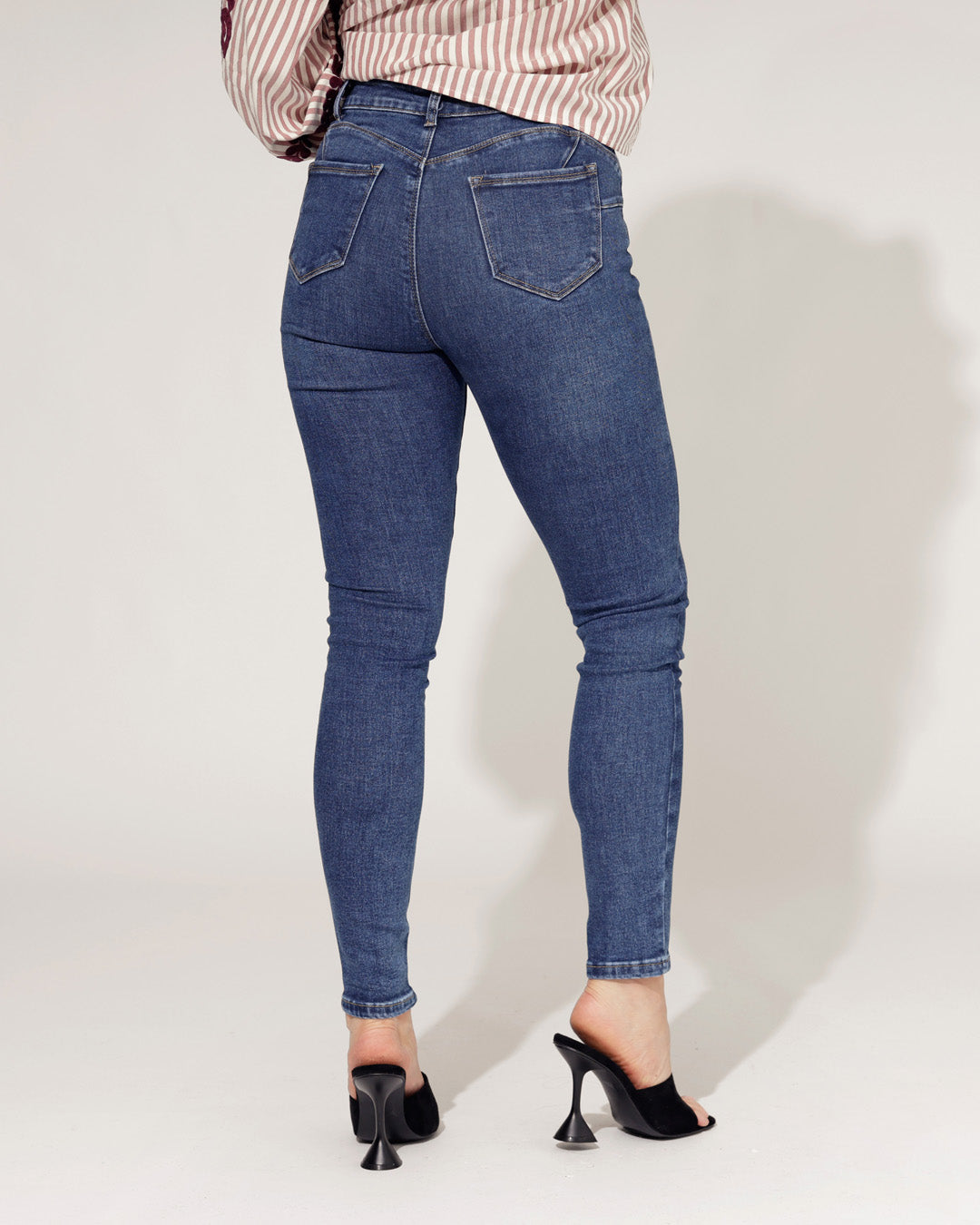 Goodies | Skinny jeans, push up Nore Donkerblauw