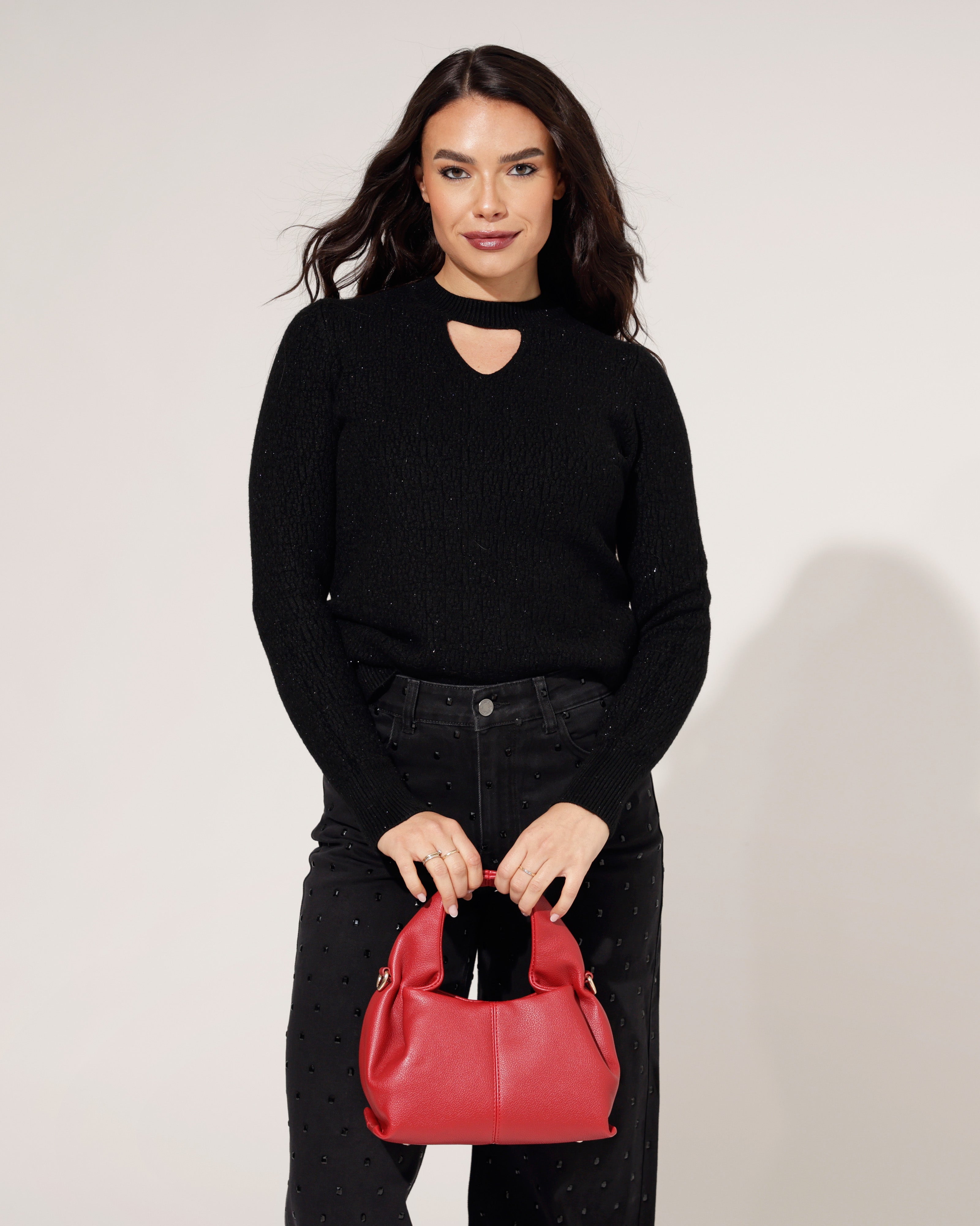 Schoudertas Amy Rood